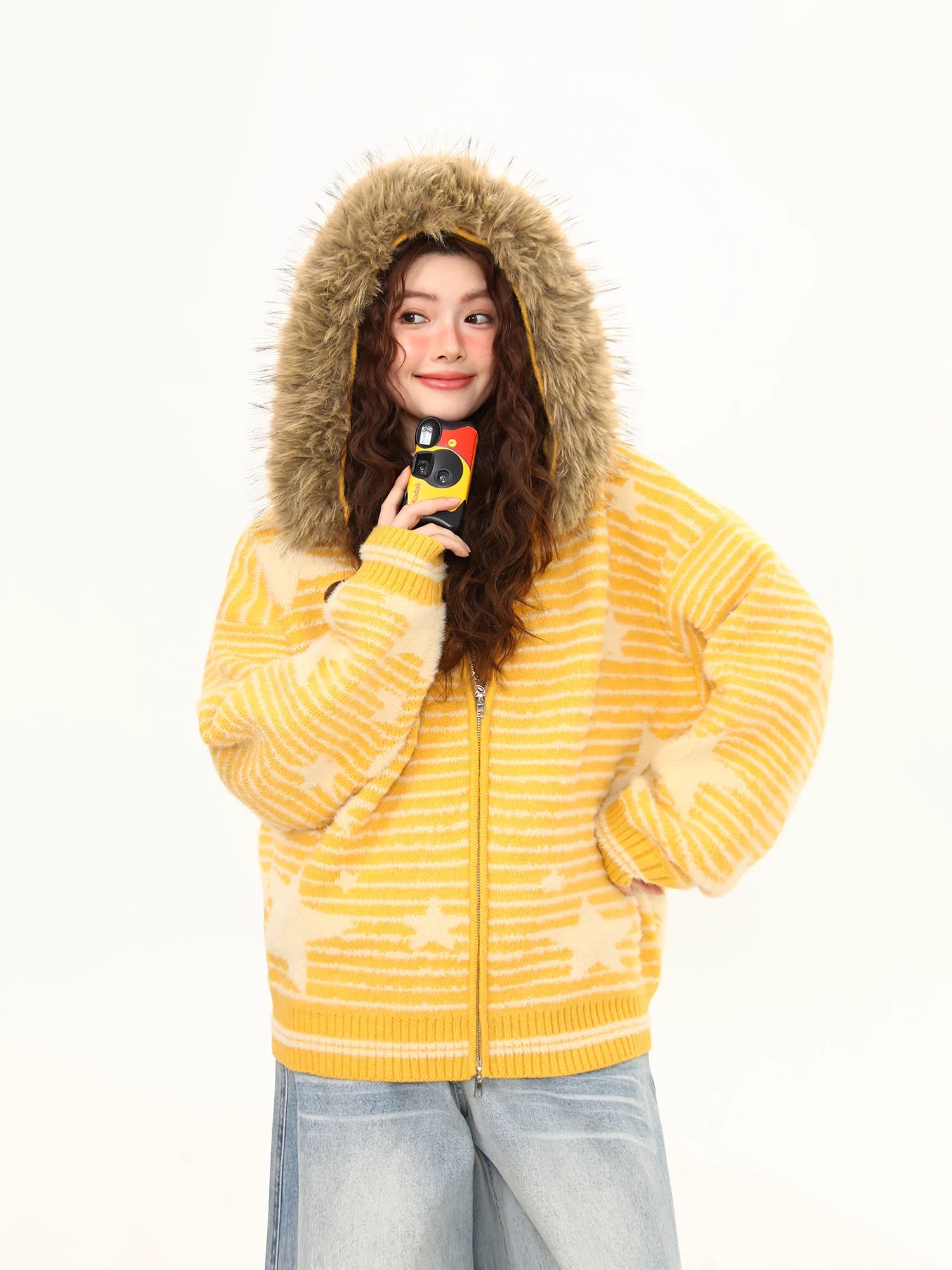 Sunrise Trail Faux-Fur Hooded Zip Jacket