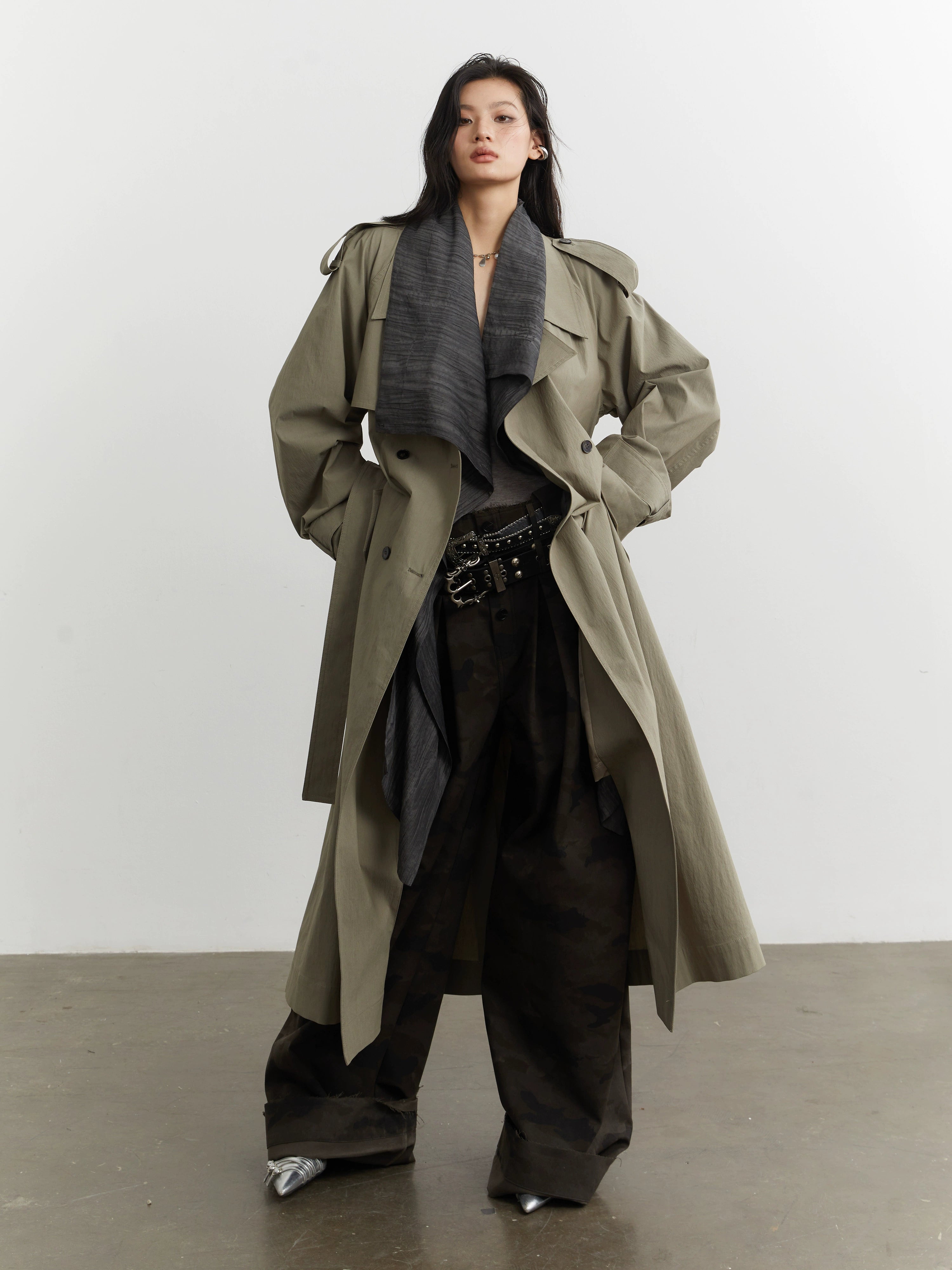 Shadow Veil Wide Camo Trousers