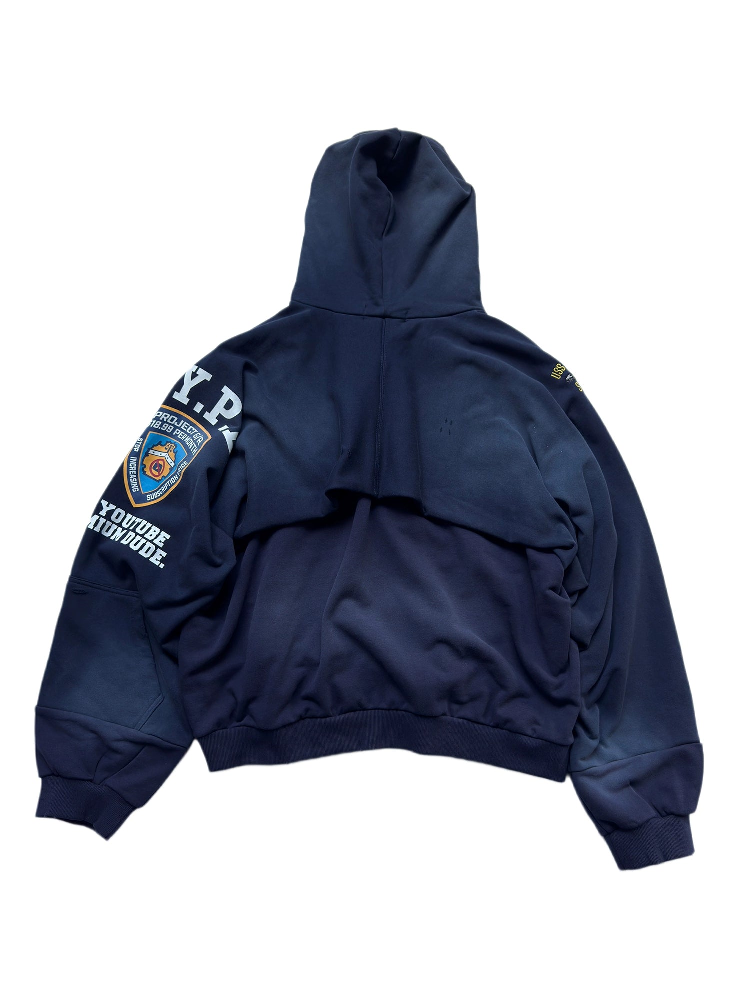 NAVY Duel-Zip Hoodies