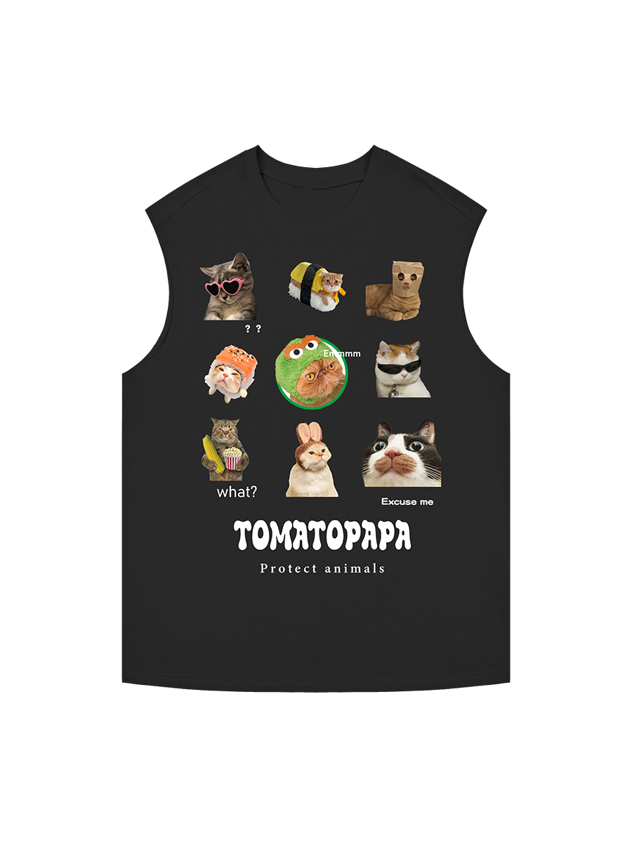 Cat Meme Toquip Top