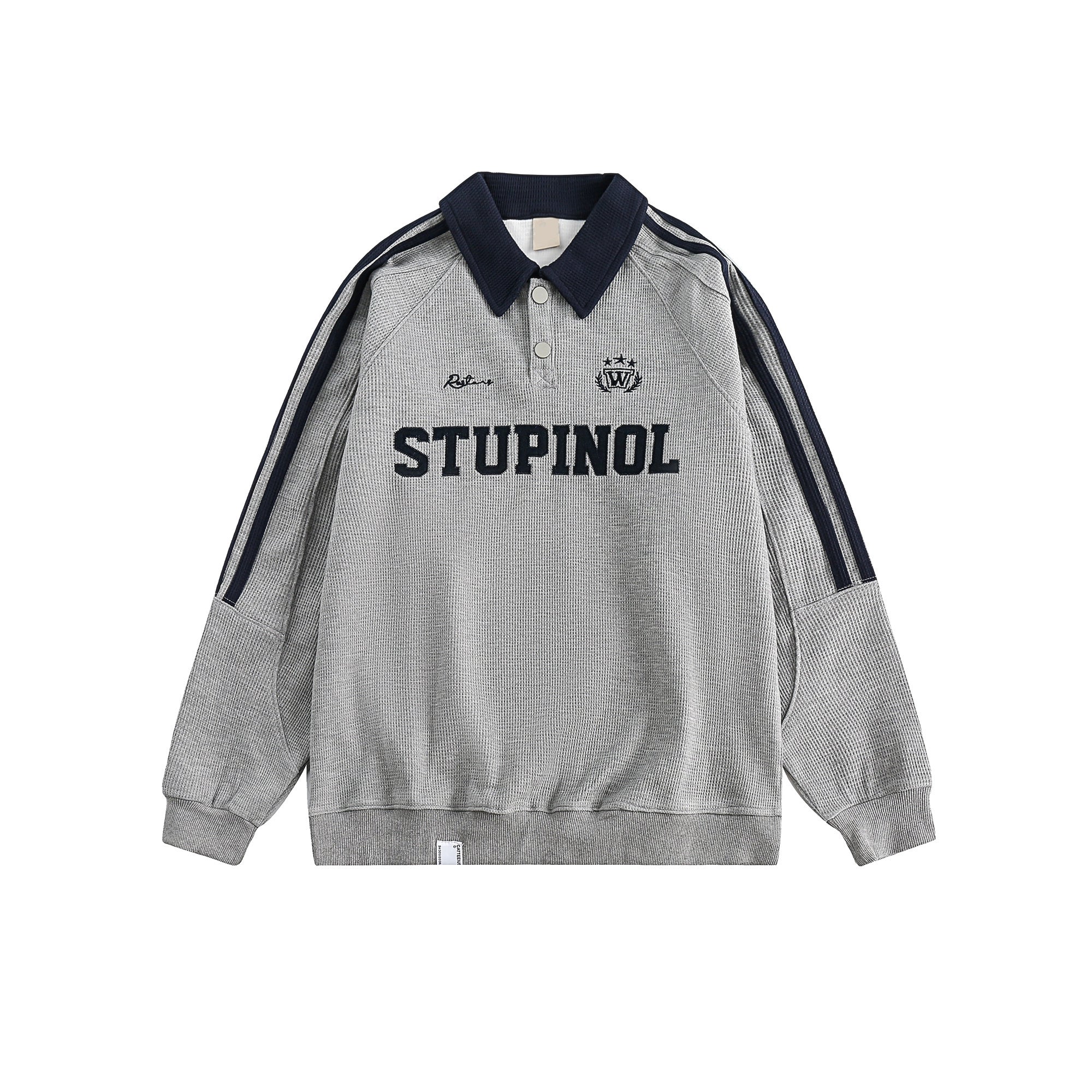 Stupinol Varsity Polo Sweatshirt
