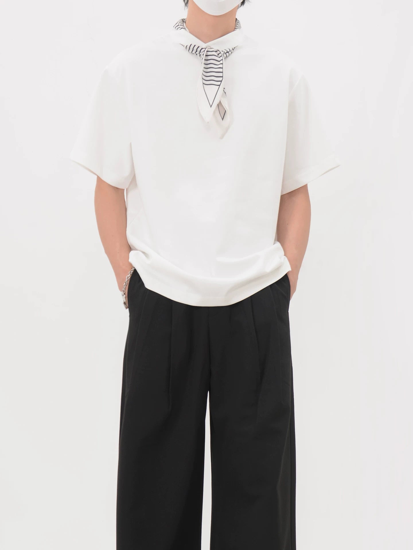 Bandana Placket Polo Tee