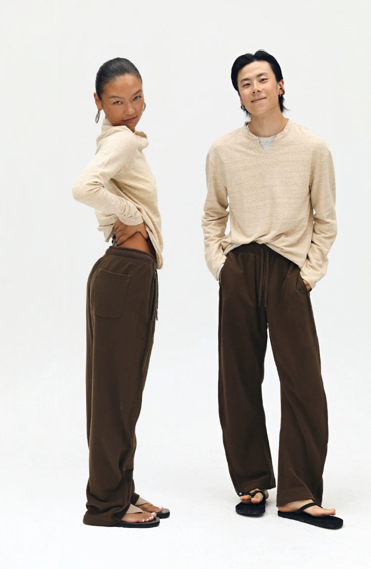 Twill Drawstring Sweatpants