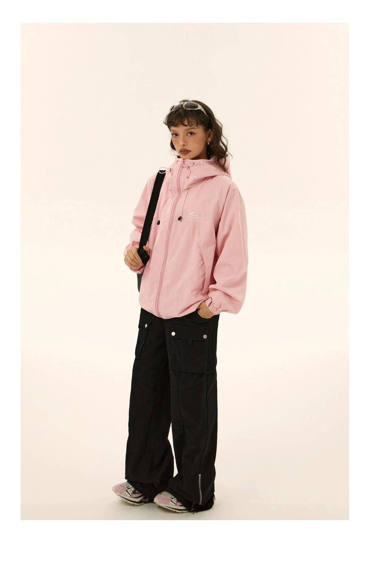 Ezek O'Neill sudadera con capucha de gran tamaño negro - chaqueta con cremallera creciente para mujeres con logotipo y capucha con cordón