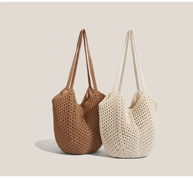 Breeze Crochet Hobo Tote