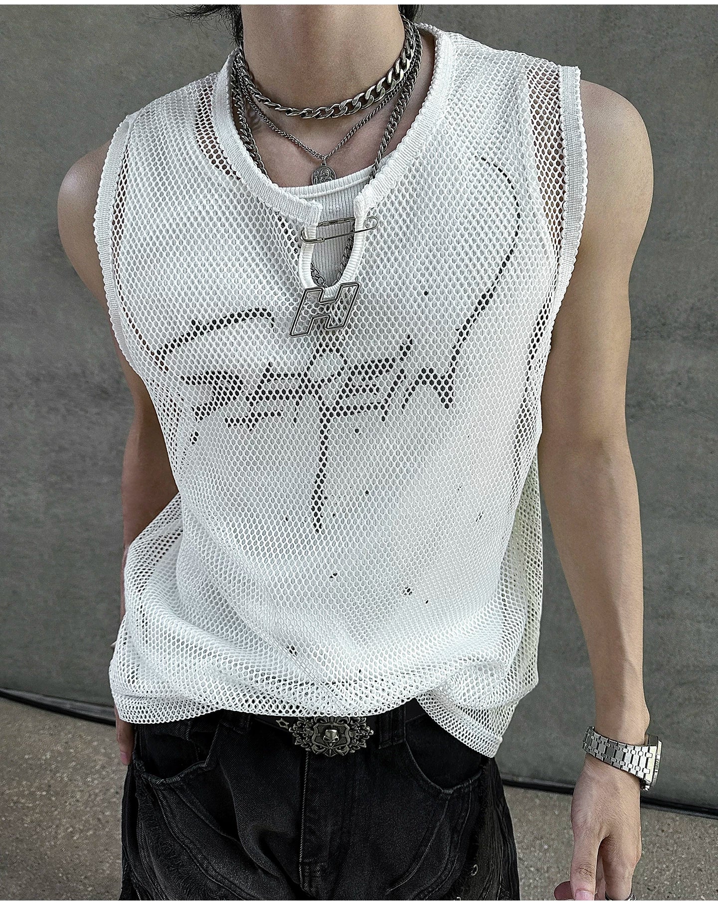 Sigil Ghost Mesh Tank