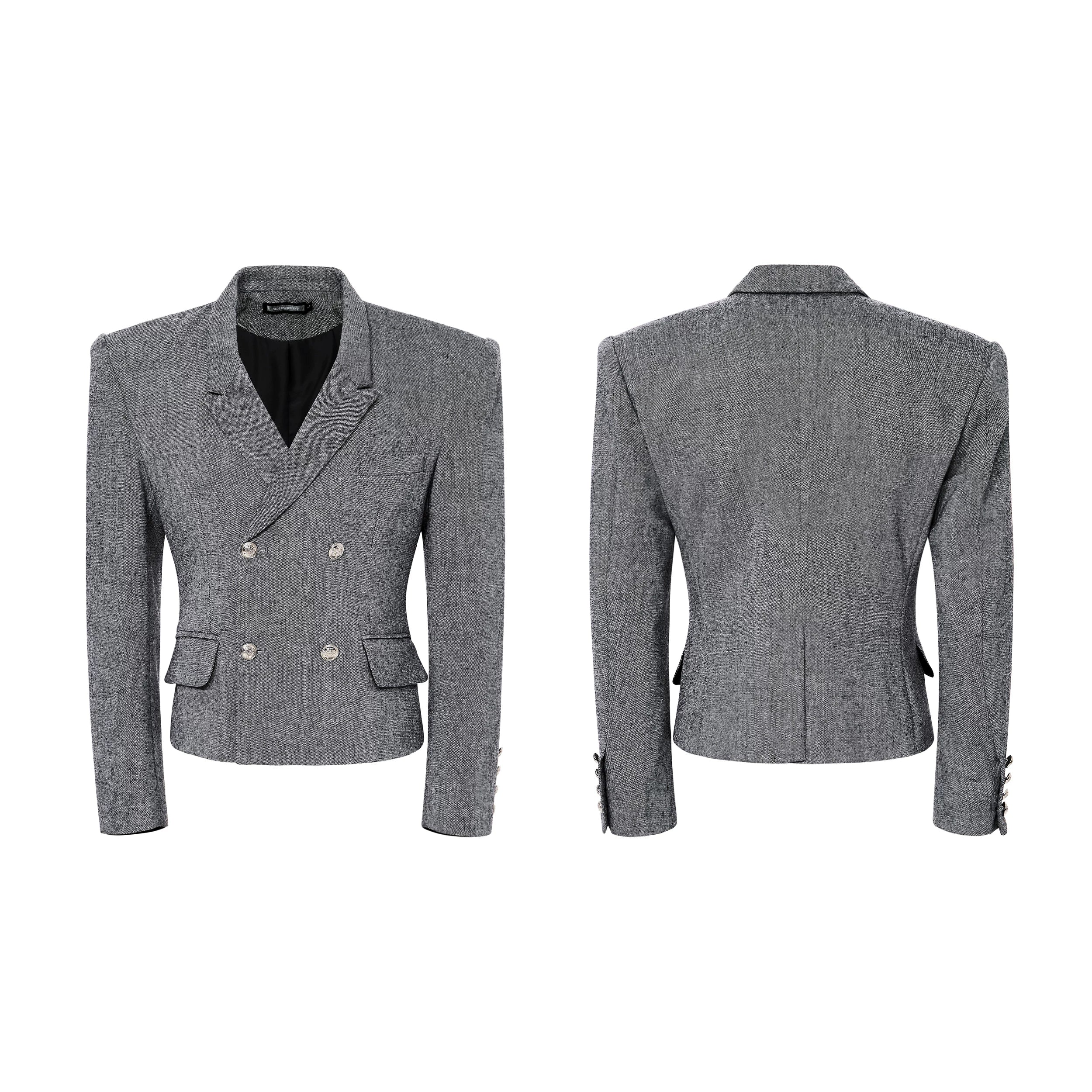 Granite Muse Cropped Blazer