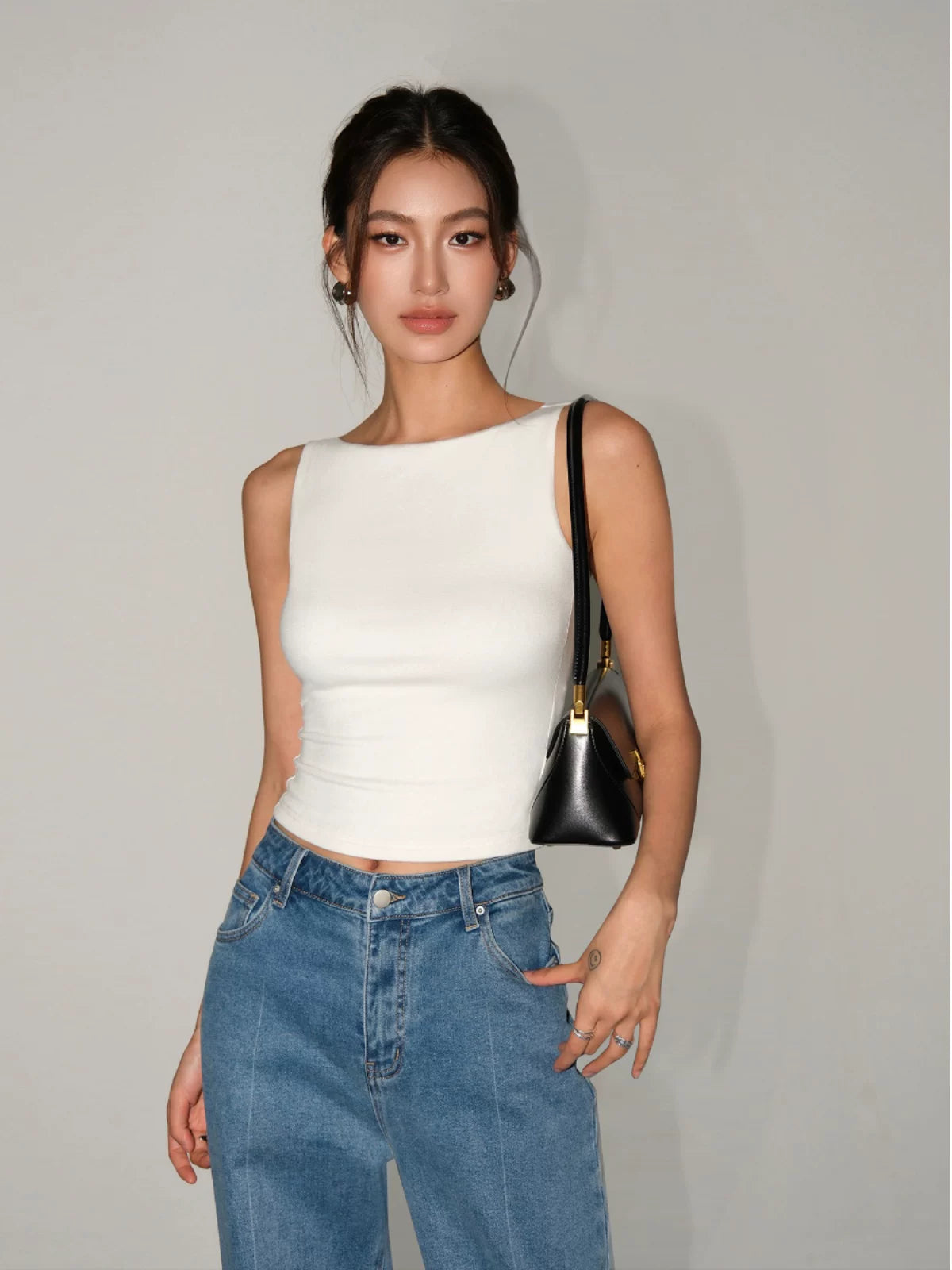 Contour Palette Ribbed Crop Tanks