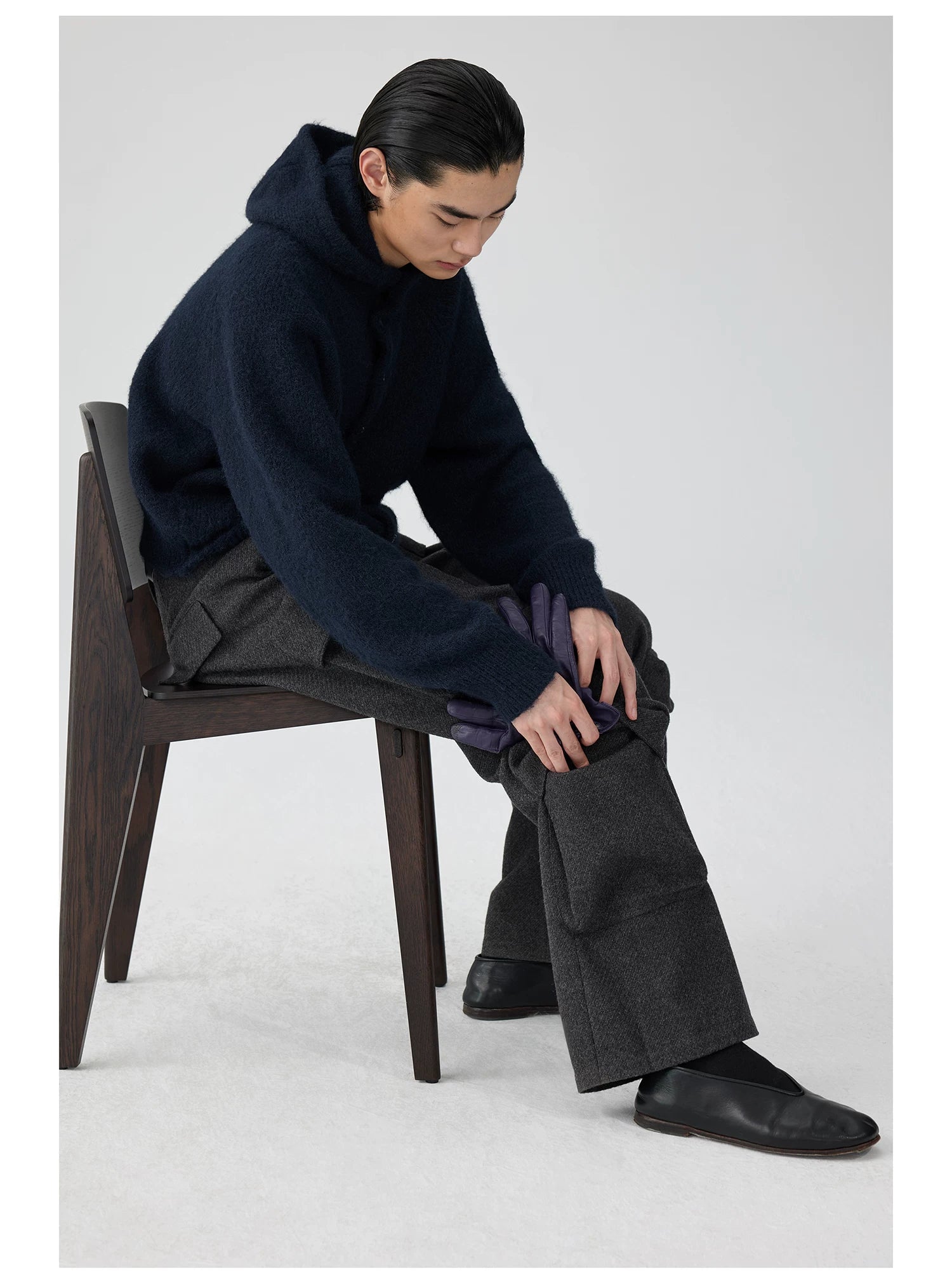 Multi-Pocket Wide-Leg Cargo Trouser