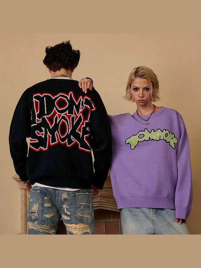 Game Font Logo Sweater - chiclara