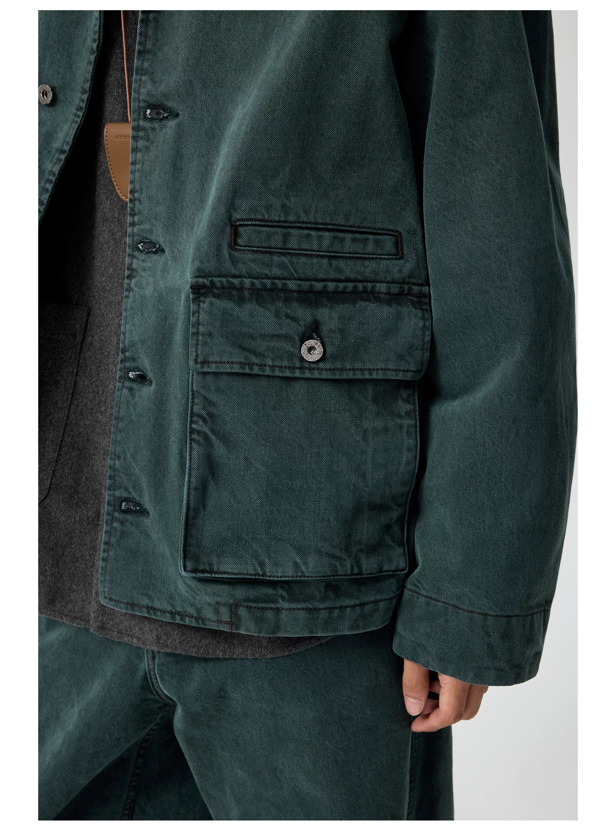Garment-Dyed Utility Jacket
