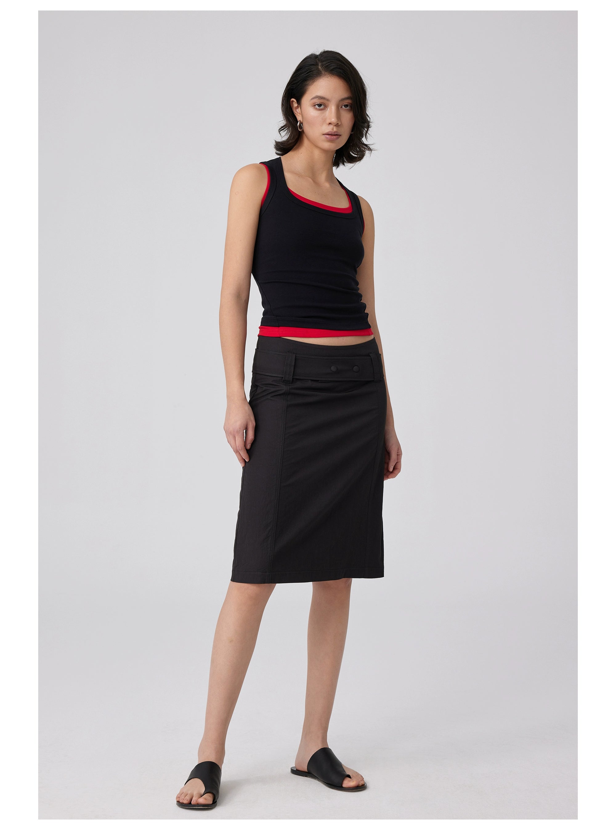 Essential Ribbed Racerback Tank Top