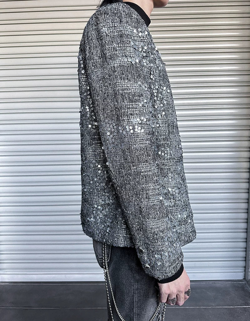 Glacier Static Sequin-Bouclé Jacket