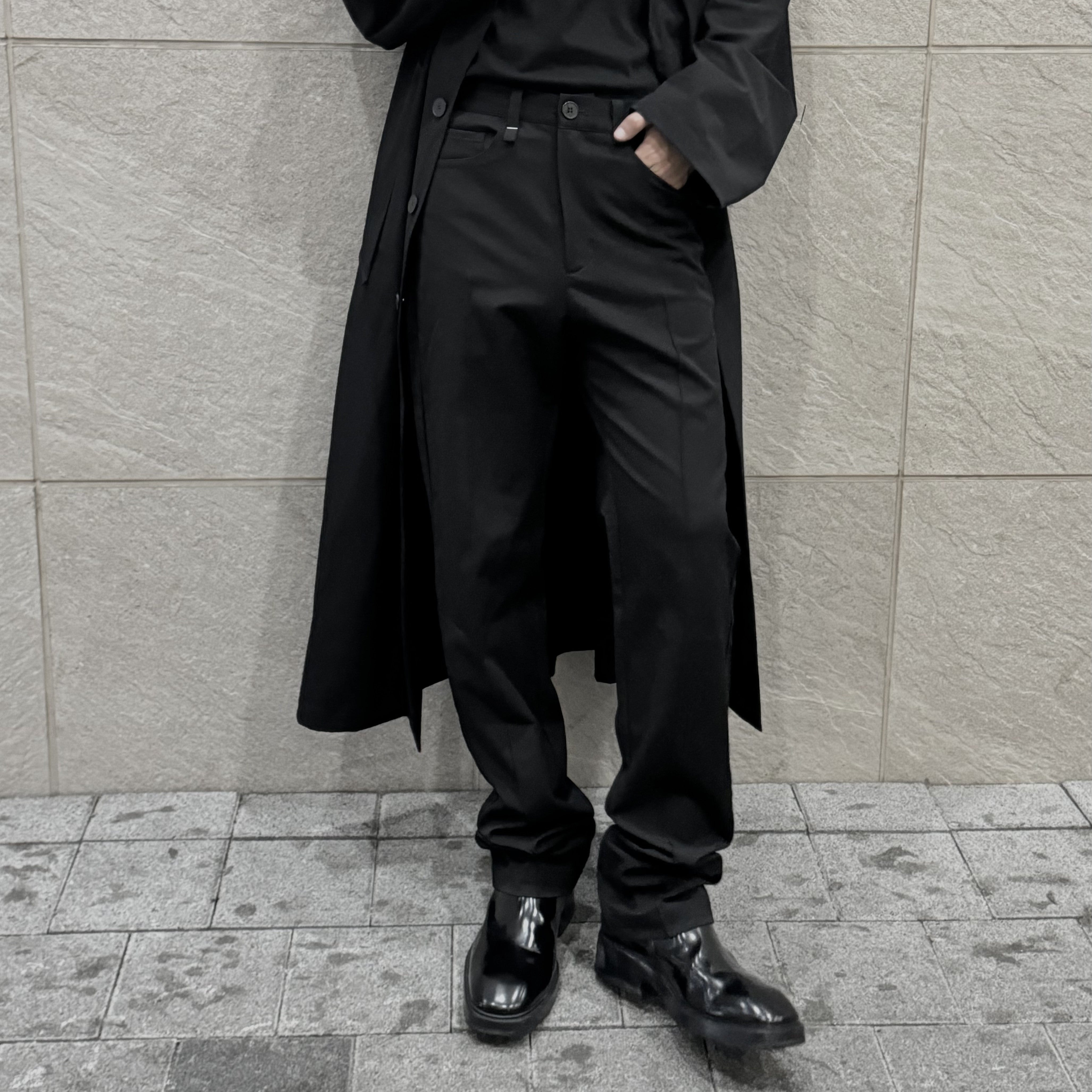 Wrinkle-Resistant Straight-Leg Trousers