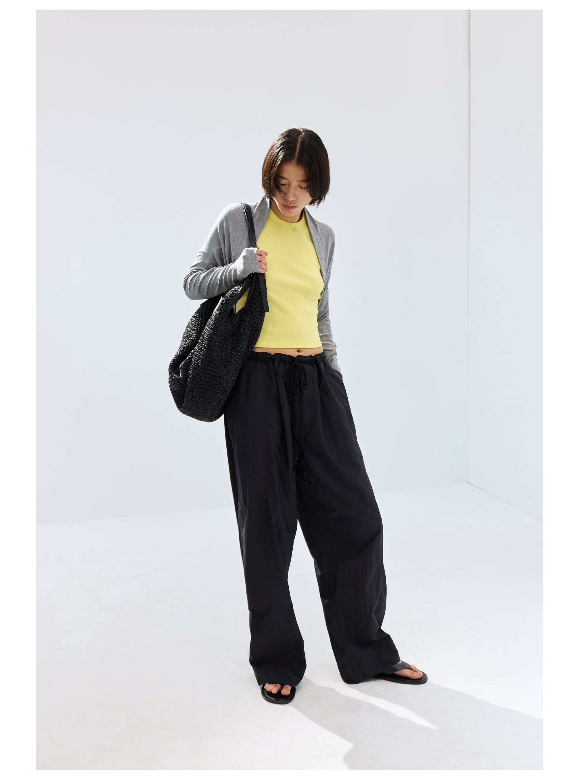 Paperbag Waist Drawstring Pants