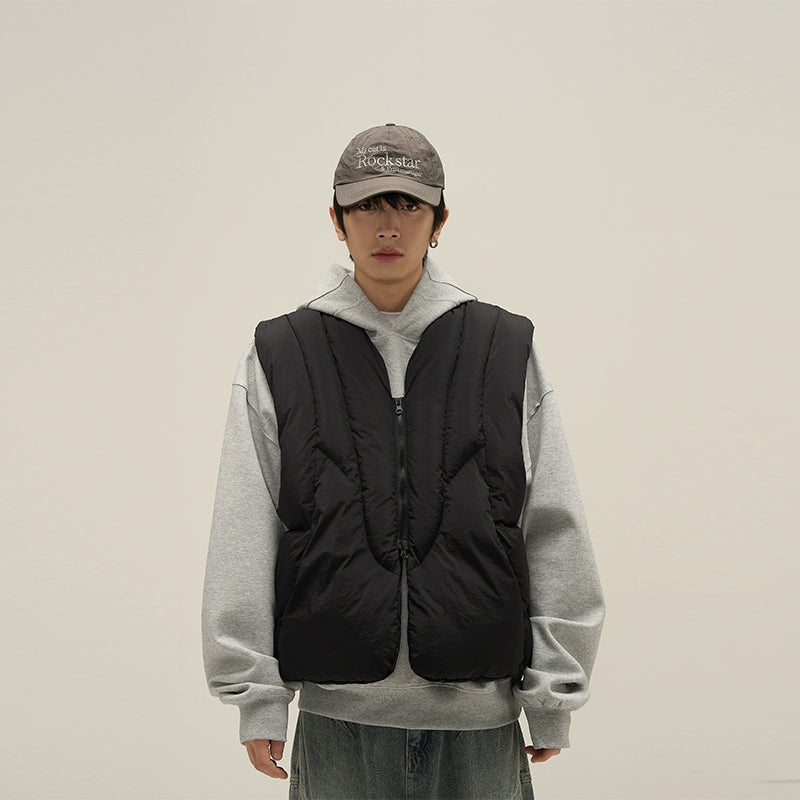 Midnight Cloud Quilted Puffer Vest