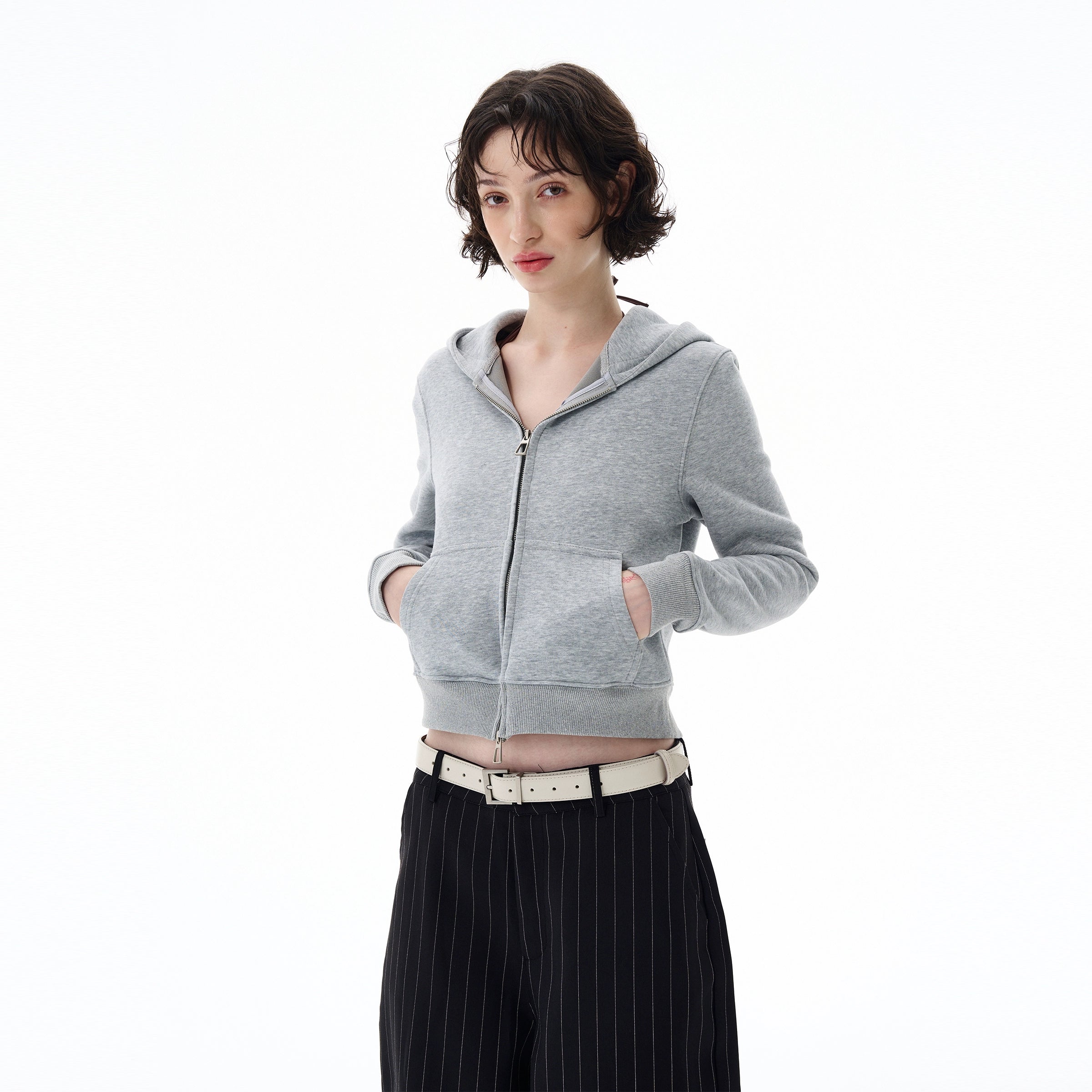 Cloudlite Cropped Zip Hoodie