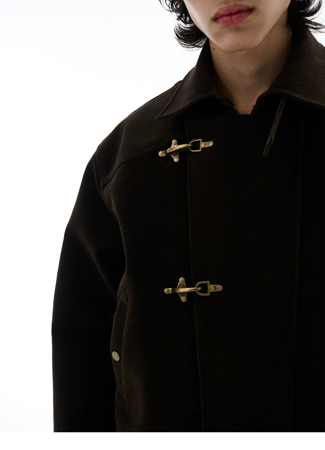 Midnight Espresso Toggle Jacket