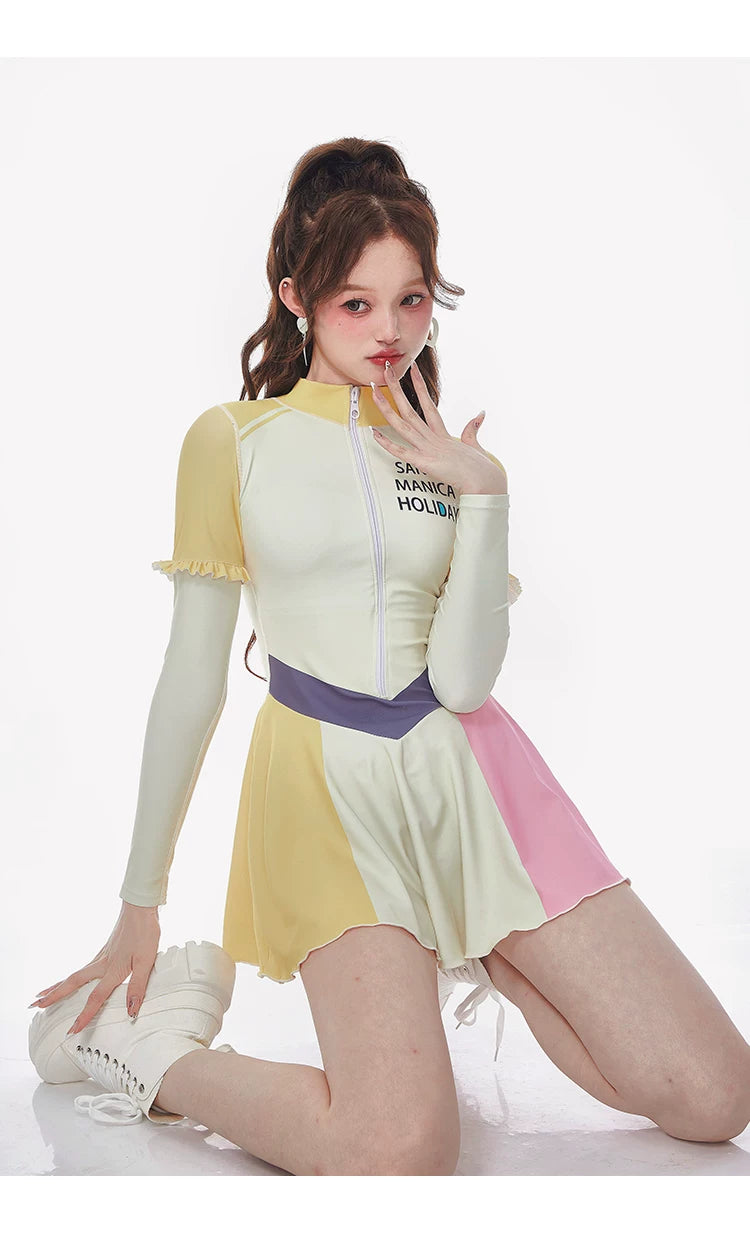 Parfait Carnival Zip Skater Swimsuit
