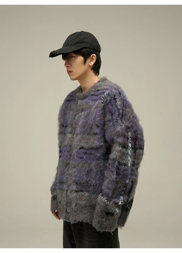 Nebula Mist Fuzzy Cardigan
