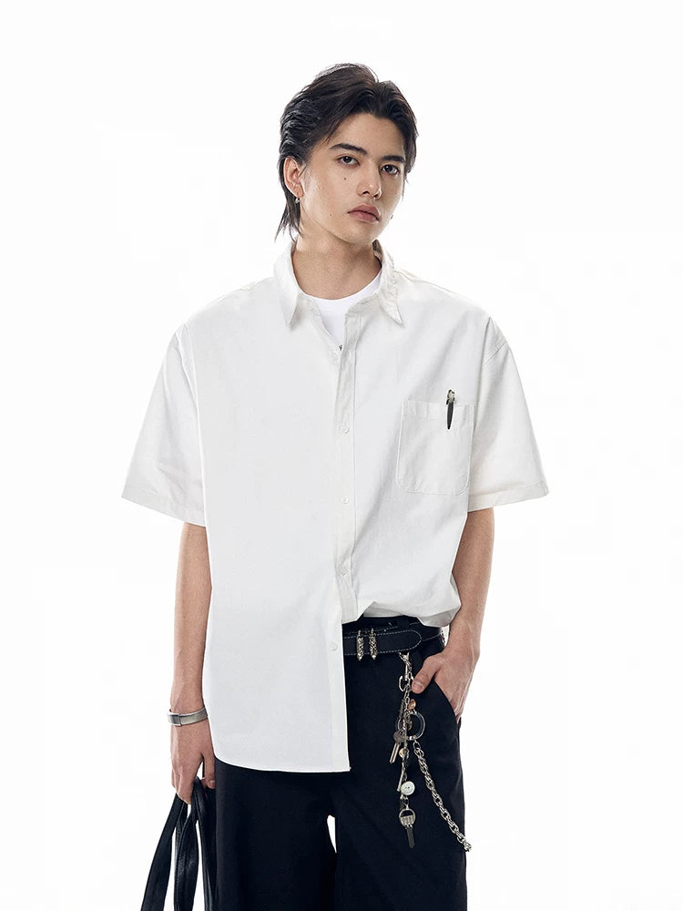 Clean Slate Boxy Short-Sleeve Shirt
