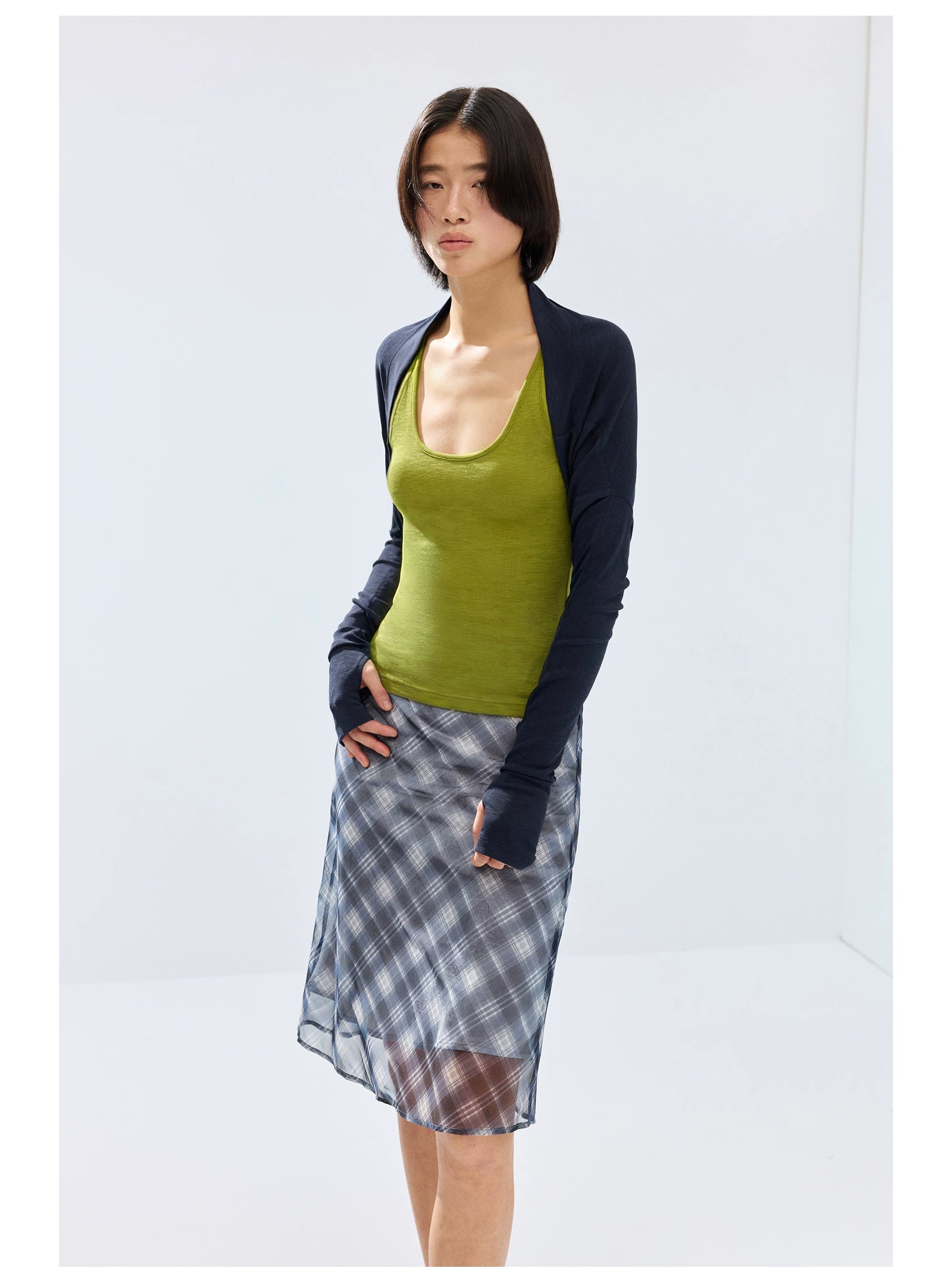 Cropped Shrug Cardigan