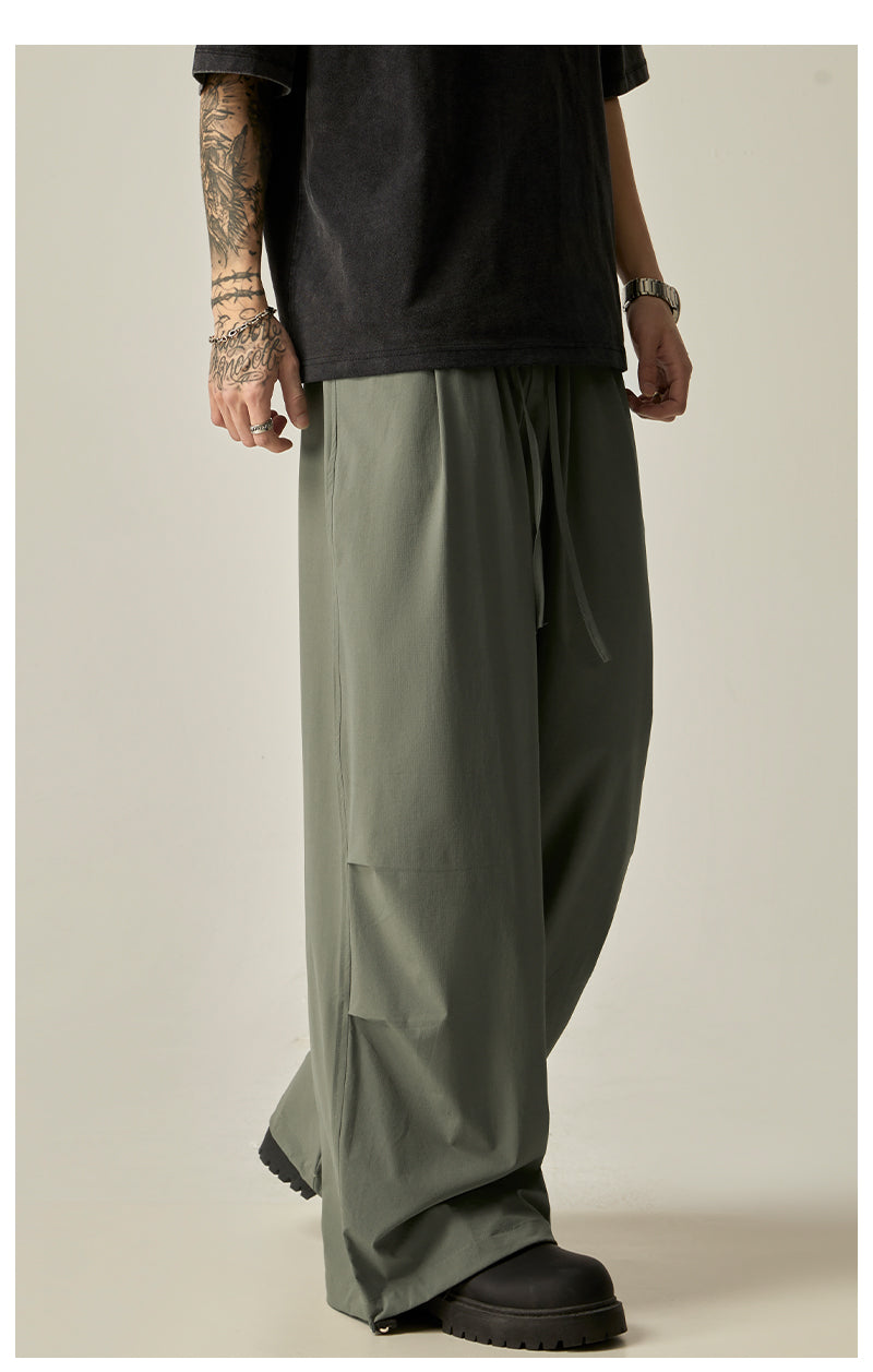 Sage Flowy Wide Leg Pants