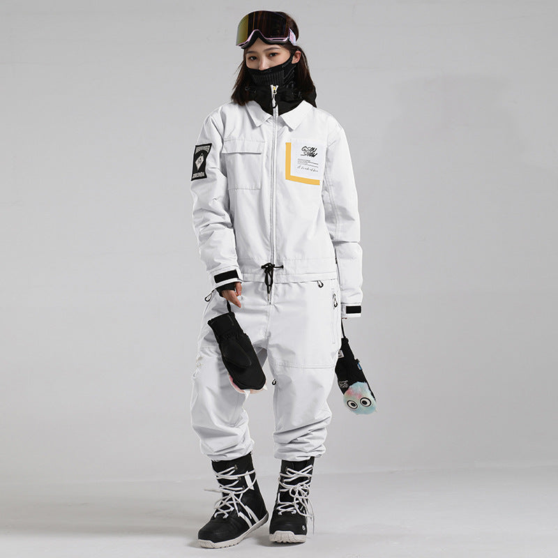 Workwear-Style Snowboard Boiler Suit