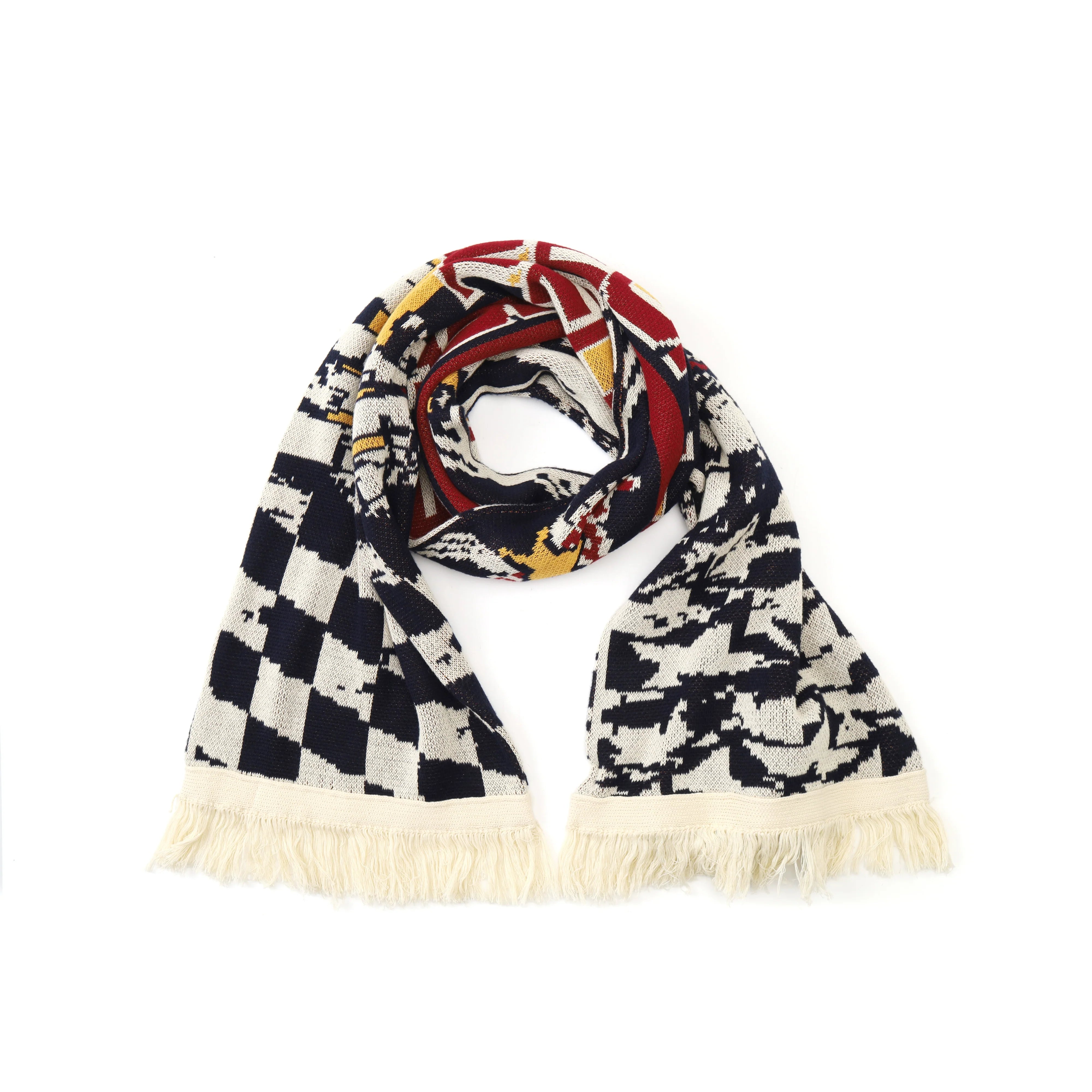 Men's Racing Jacquard Knit Snood