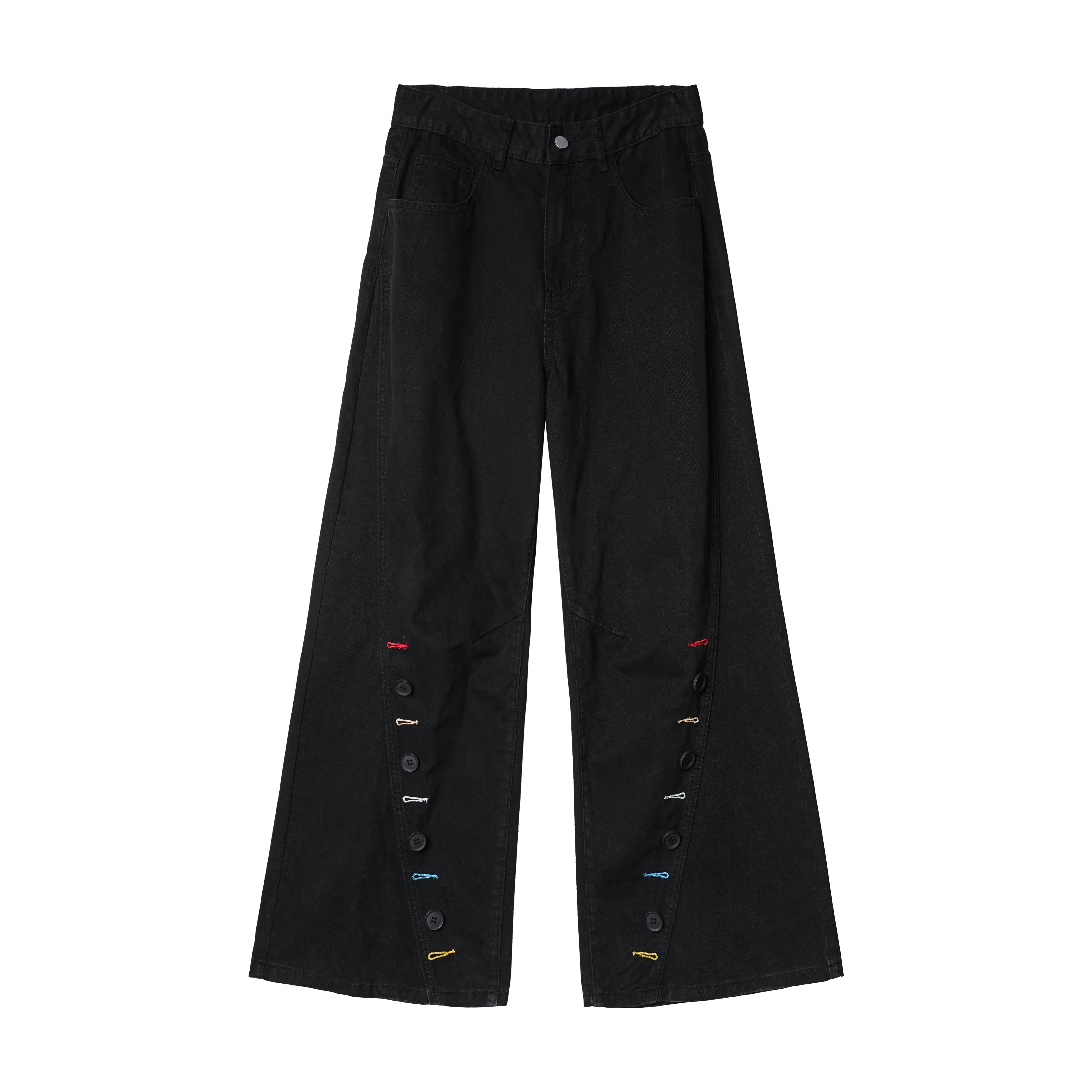 Patchline Carnival Wide-Leg Jeans