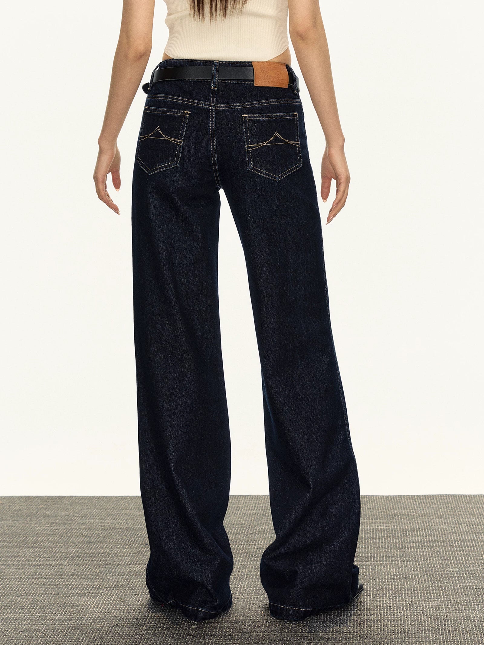 High Rise Wide Leg Slimming Loose Jeans