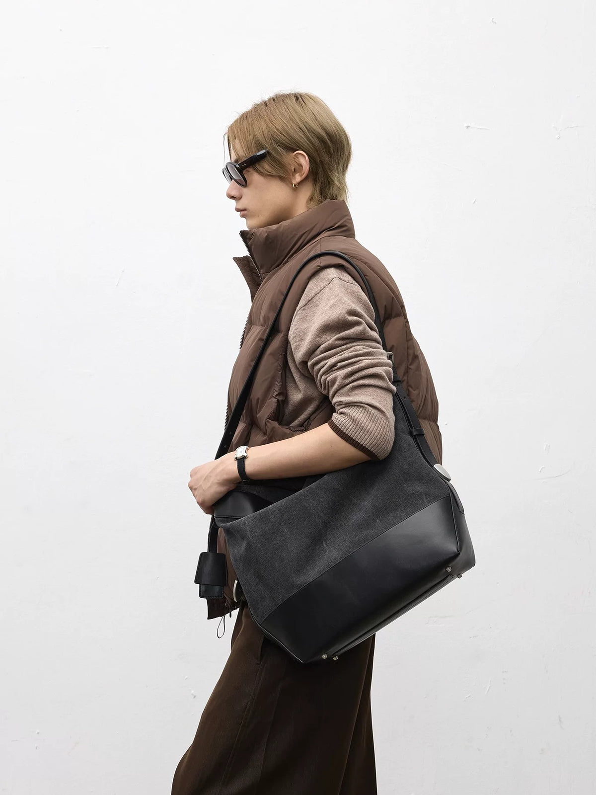 Driftline Two-Tone Shoulder Bag
