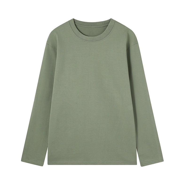 Weißes Langarm-T-Shirt
