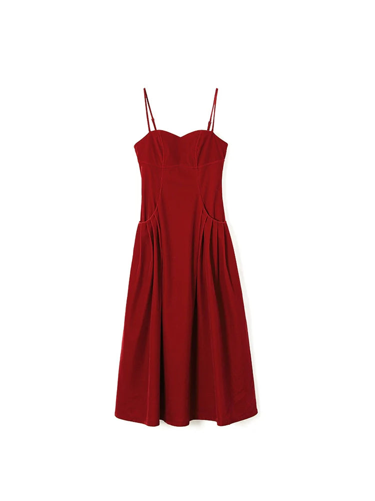 Red Sweetheart Maxi Dress