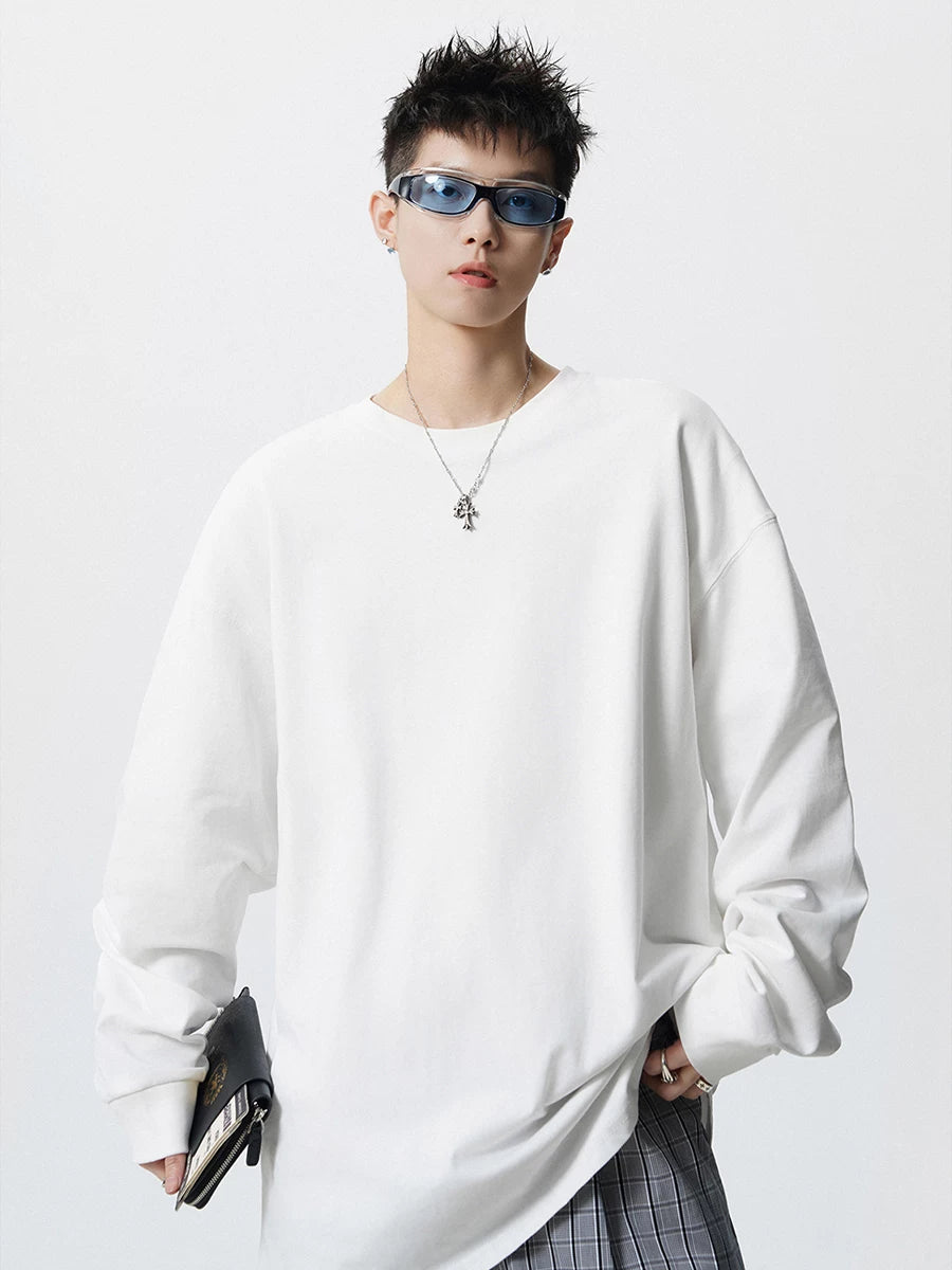 Cloudline Oversized Long-Sleeve Tee