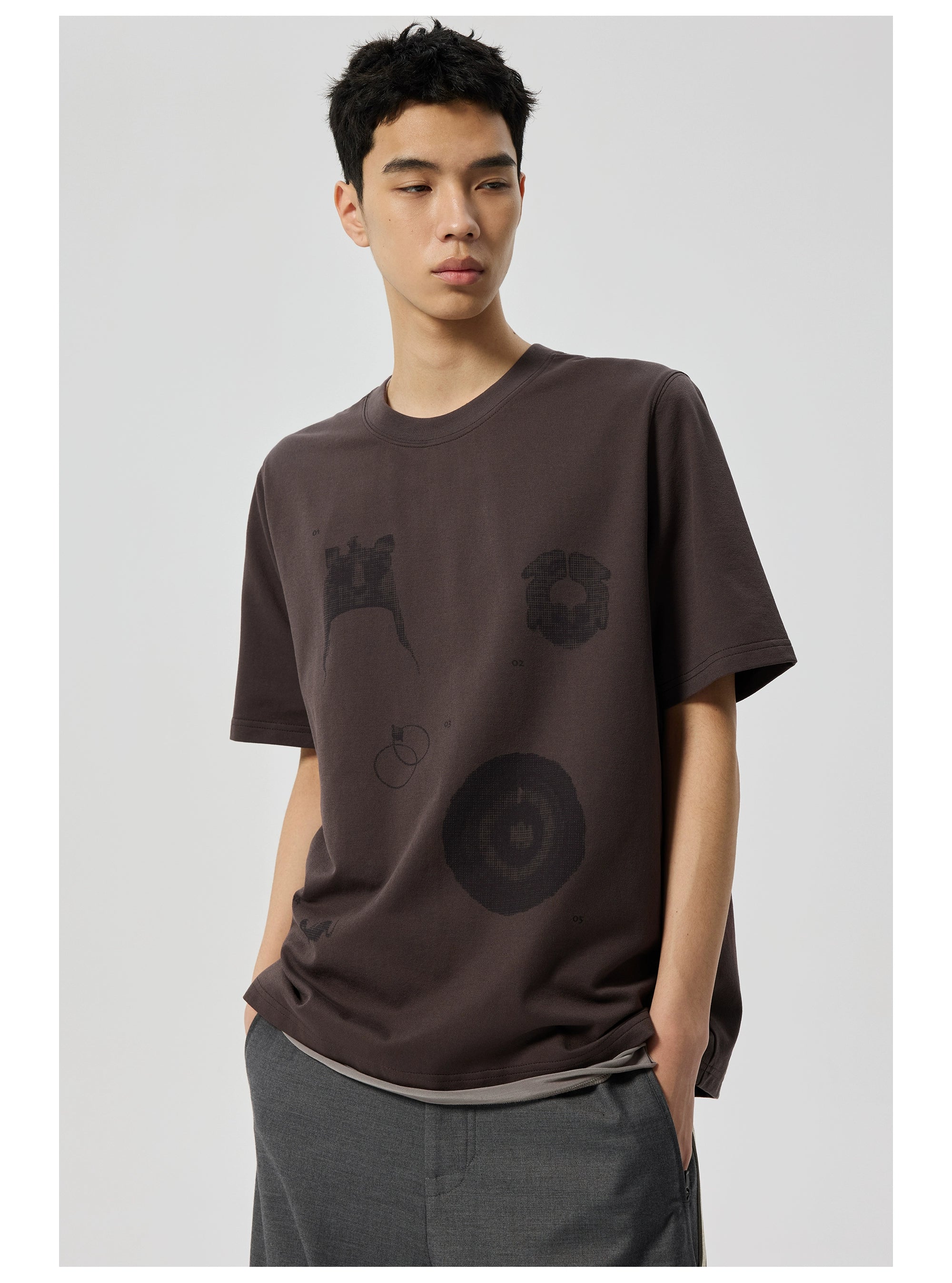 Graphic Print Breathable T-Shirt