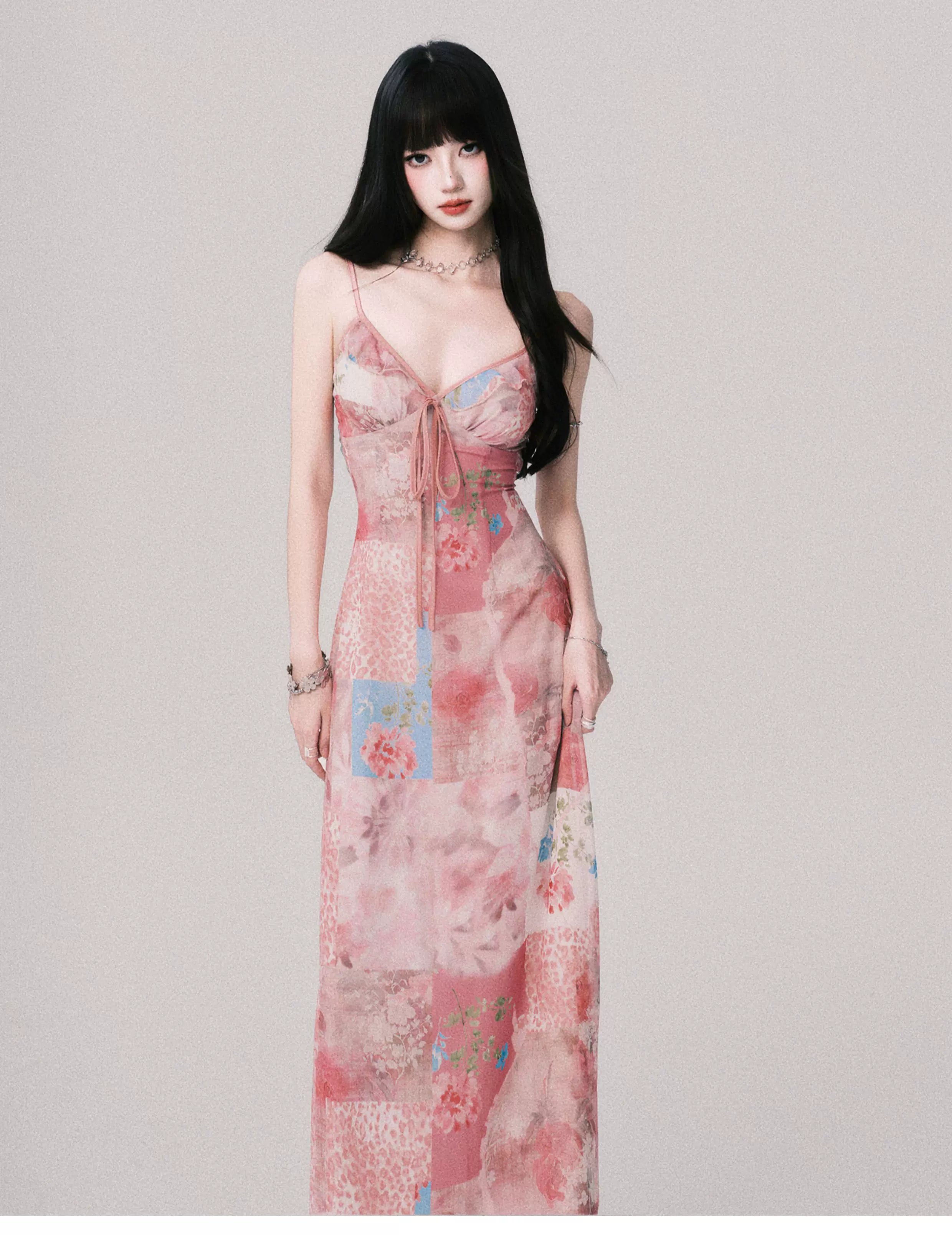 Rose Mosaic Daydream Maxi Dress