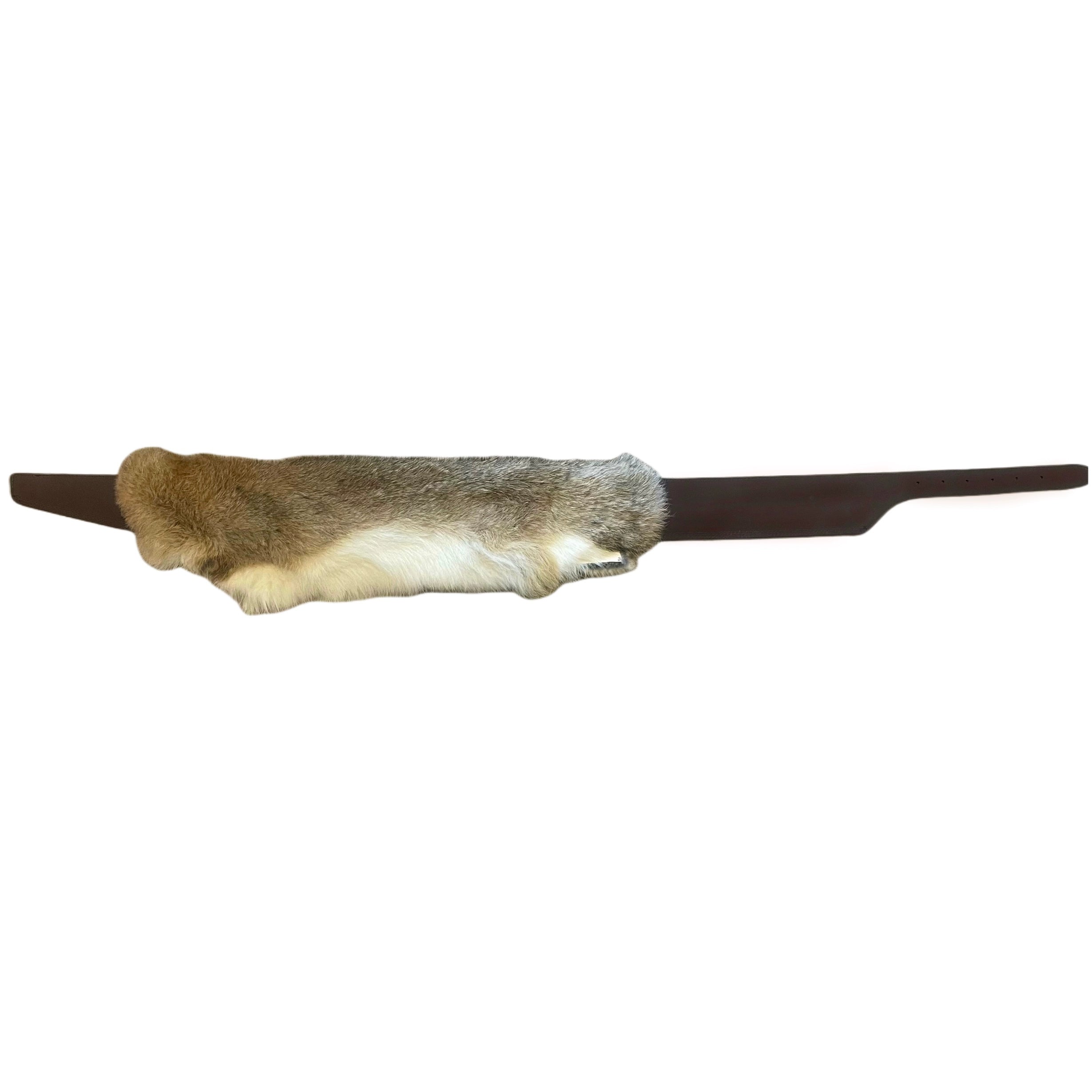 Faux Fur Belted Waist Belt