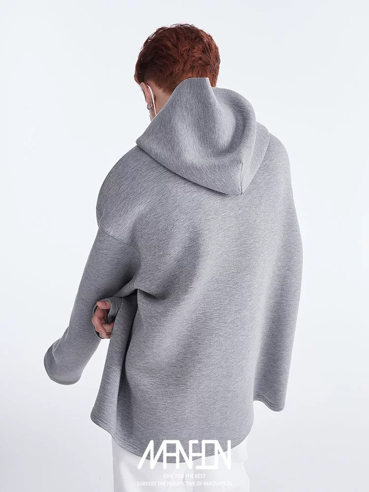Oversized Fleece Hooded Sweatshirt