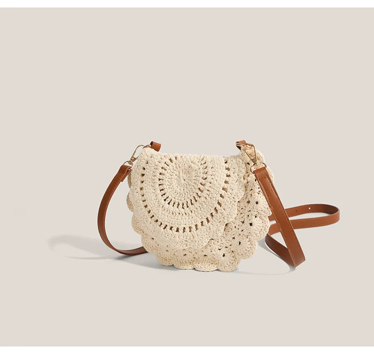 Crochet Scallop Crossbody