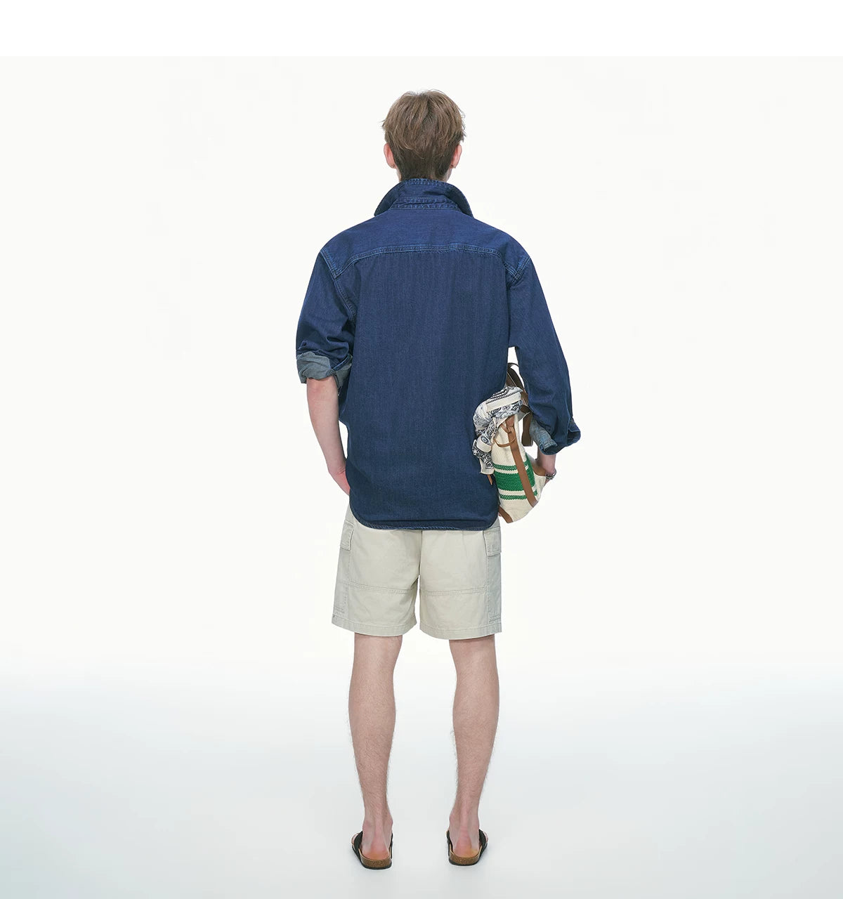 Indigo Studio Oversized Denim Shirt