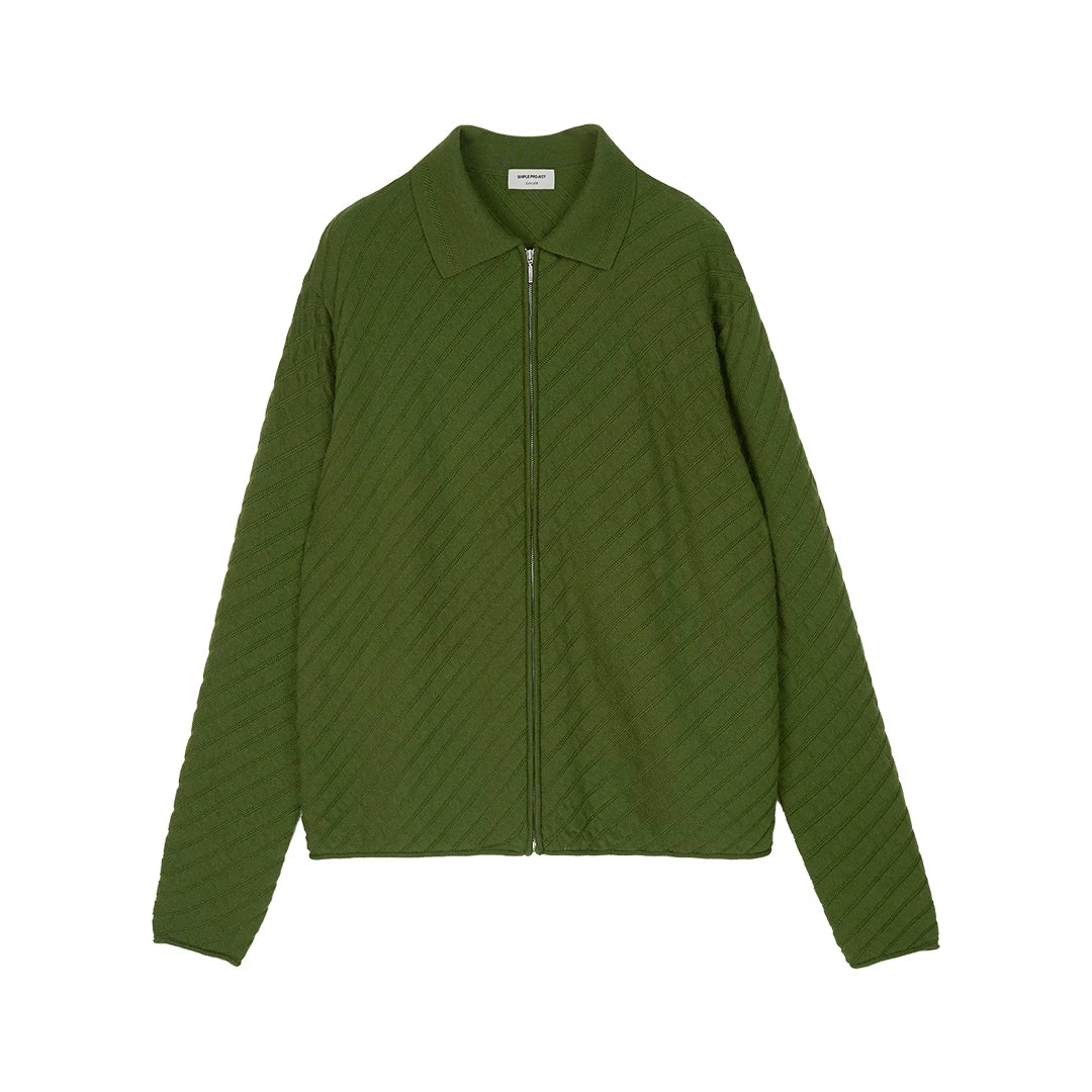 Quilted Zip-Up Jacket