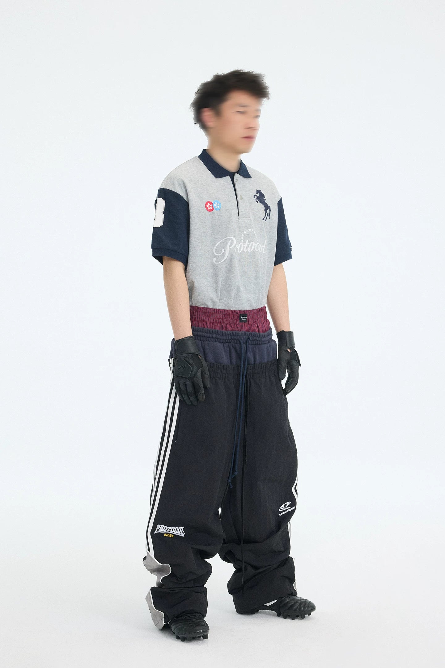 Protocol Double-Waist Rally Track Pants