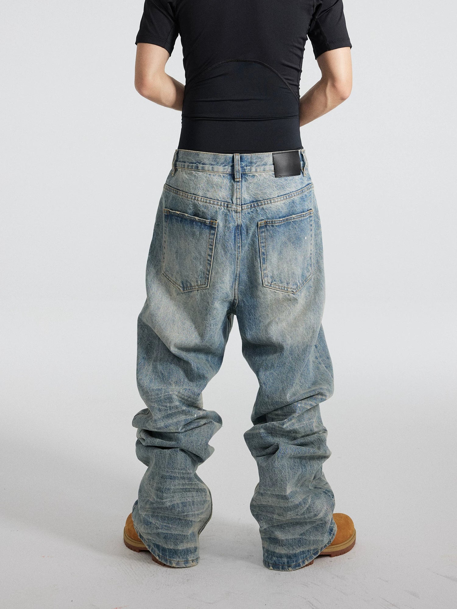 Frostbite Spatter Driftwide Jeans
