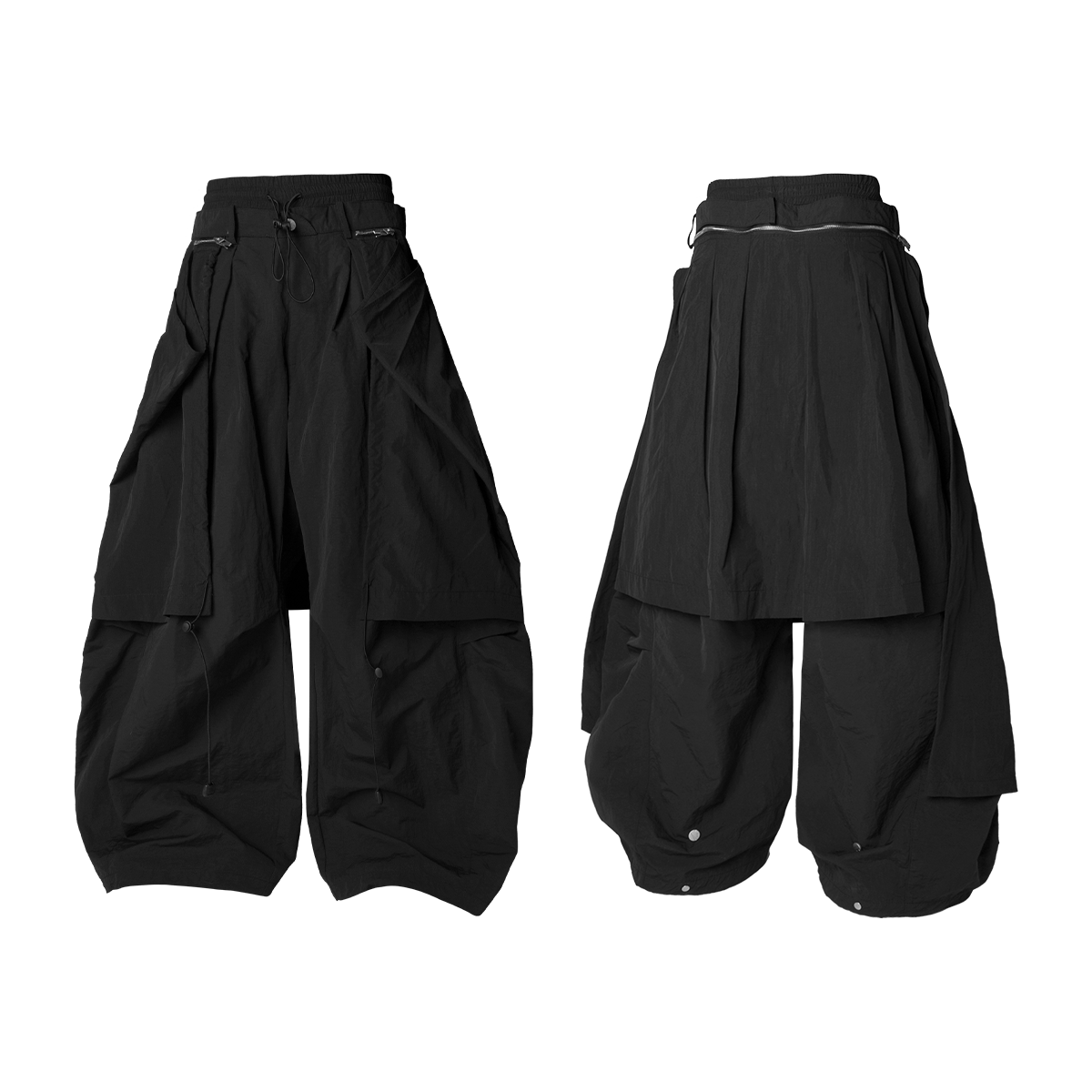 Detachable Layered Balloon Parachute Pants