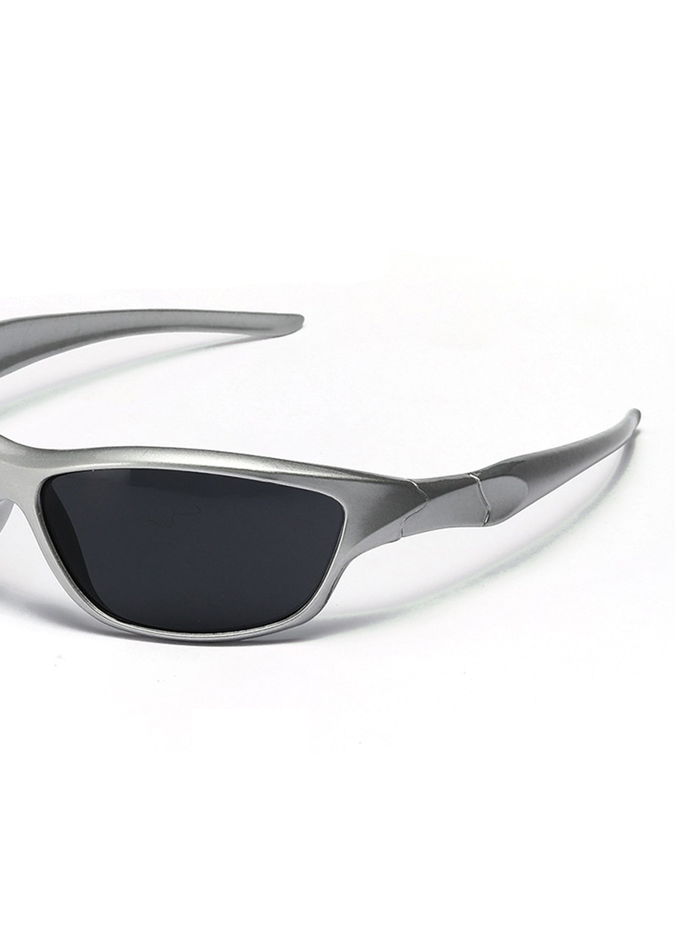 Sculpted Wraparound Sport Sunglasses - view 11