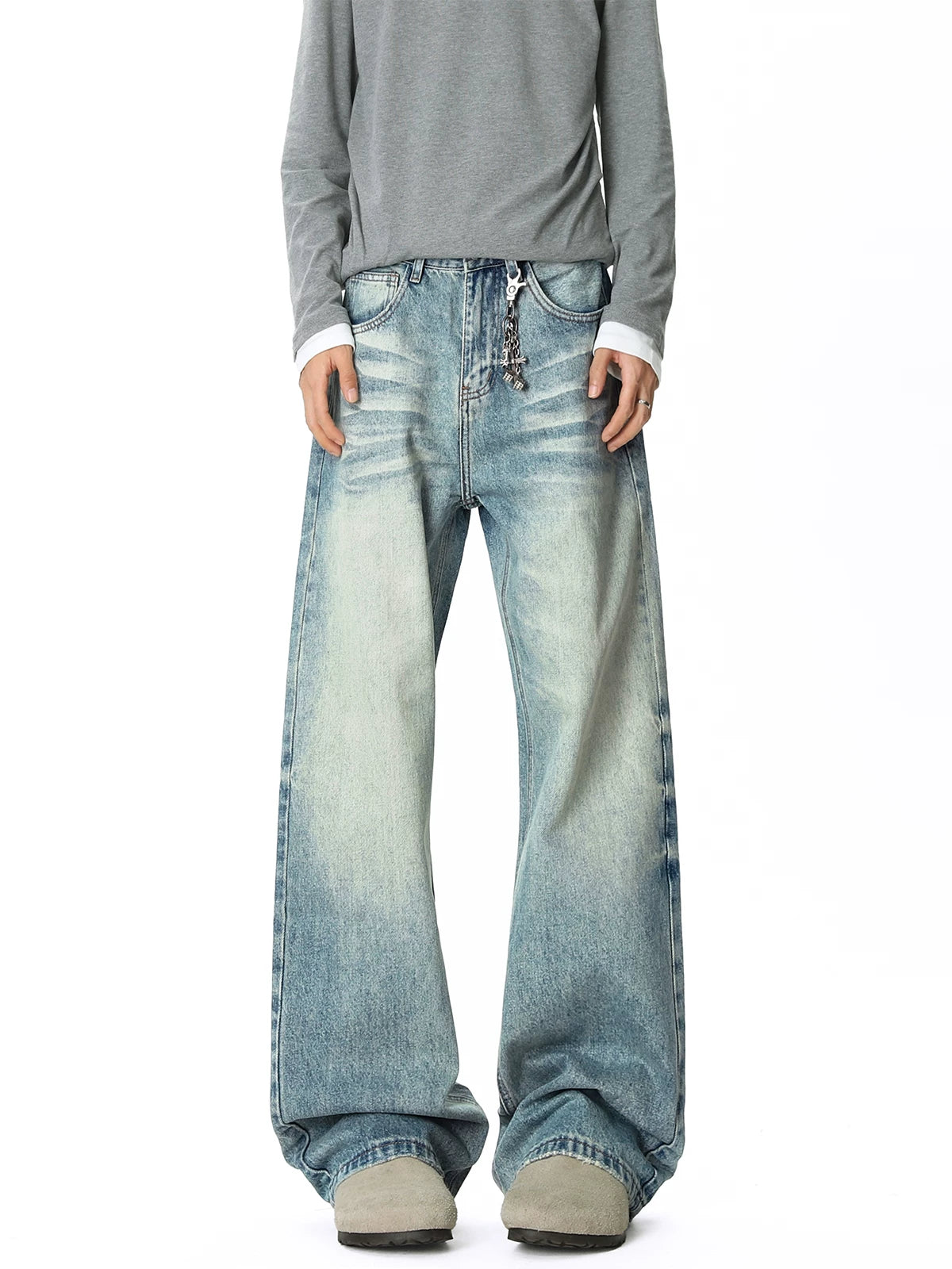 Glacier Pool Super Slouch Wide-Leg Jeans