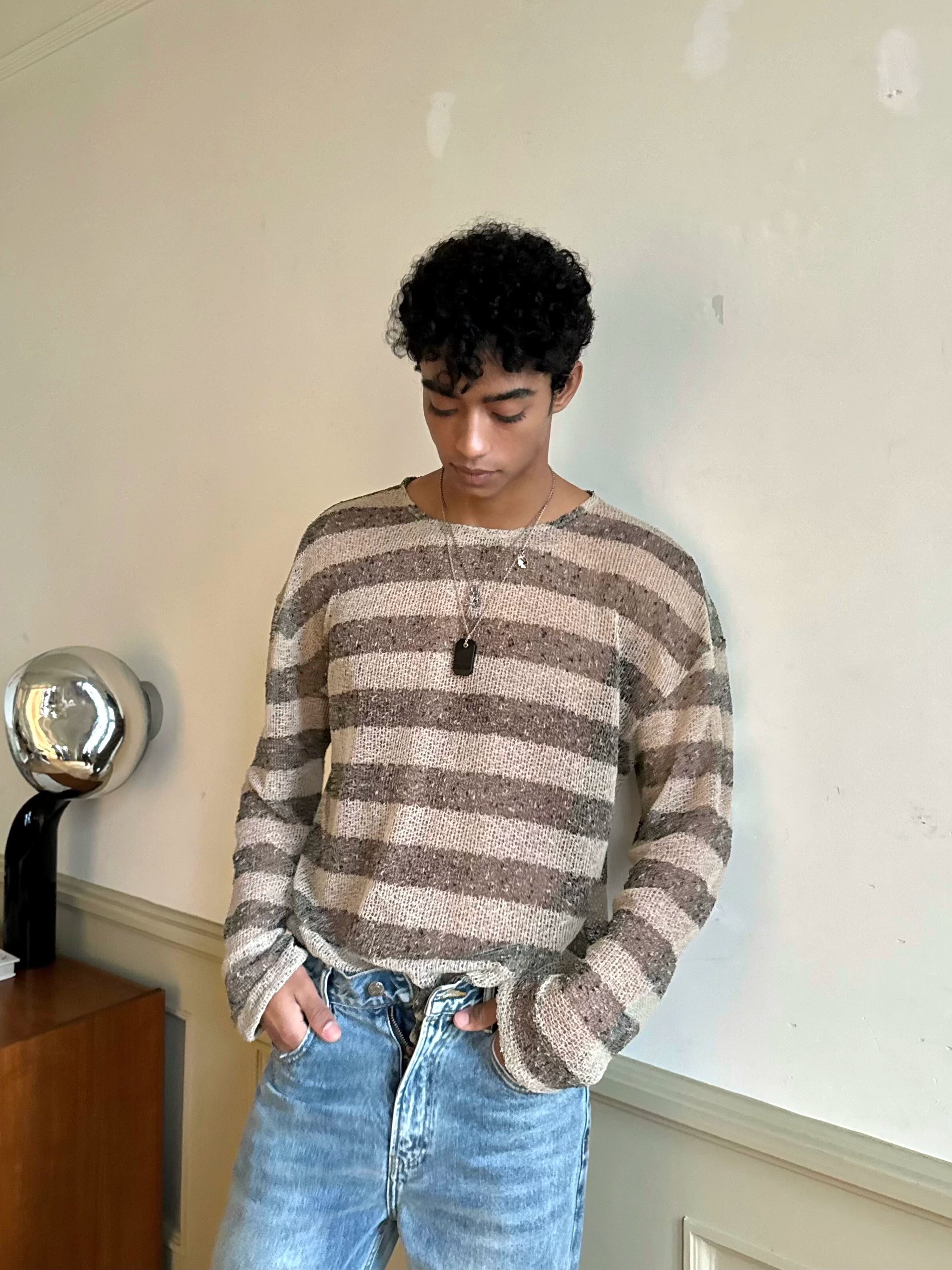 Mohair fuzzy sweater discount