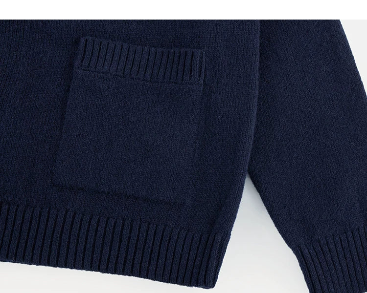 RWS Loft Stand-Collar Wool Cardigan