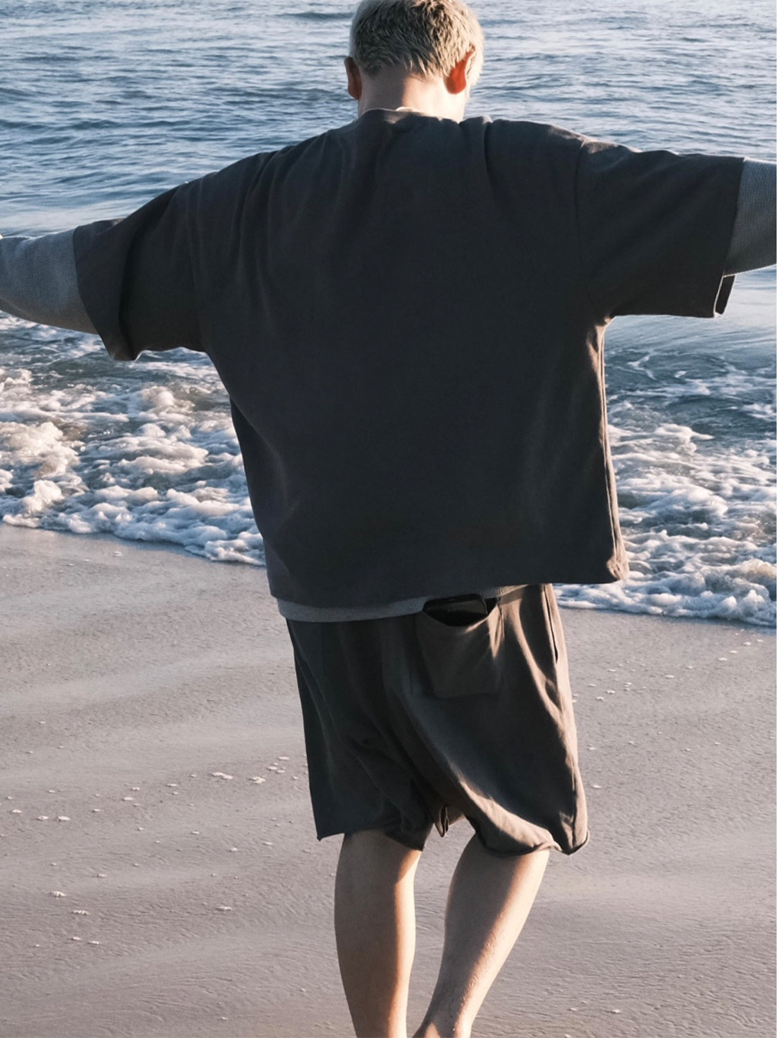 Oversized Relaxed T-Shirt and Shorts Setup